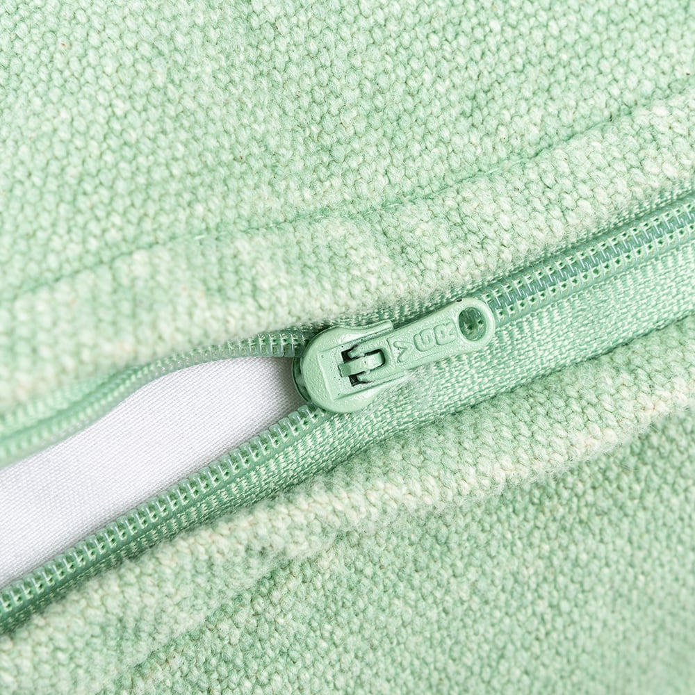 Funda de coj&iacute;n verde Stonewashed 60x60cm