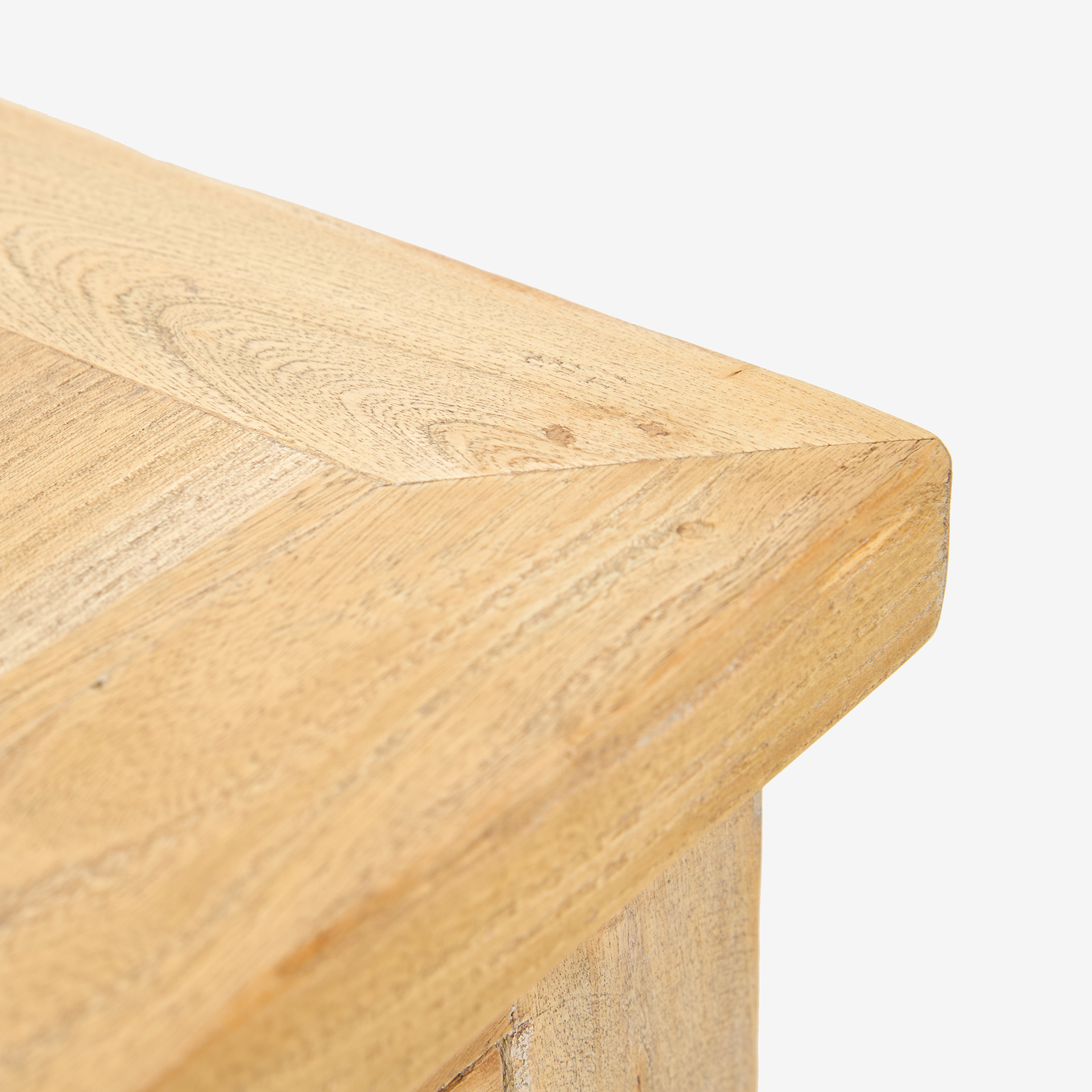 Mueble de cocina de madera de olmo reciclada Tulsa 120x40x90cm