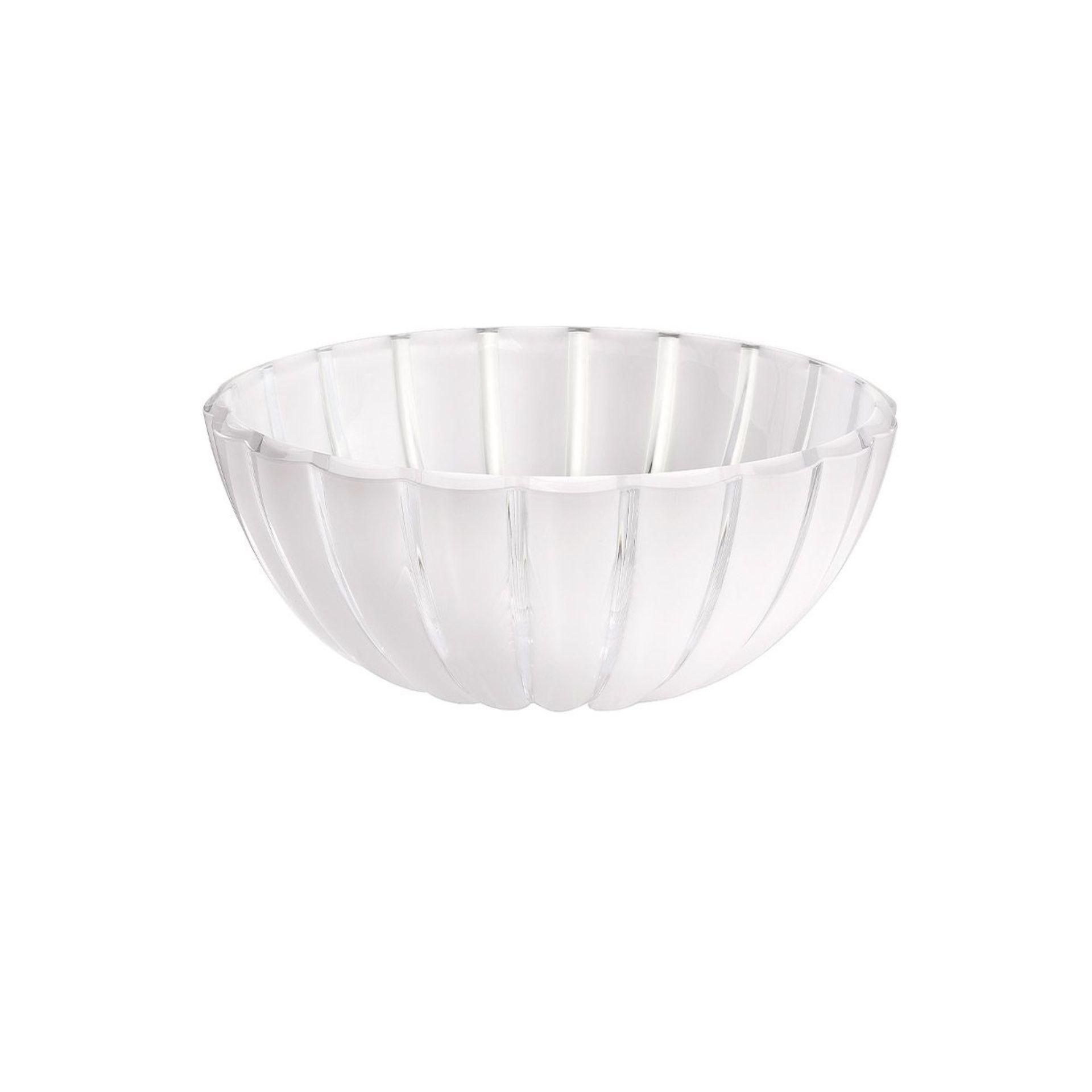Ensaladera transparente y blanco perla Ø20cm - Guzzini Kaia