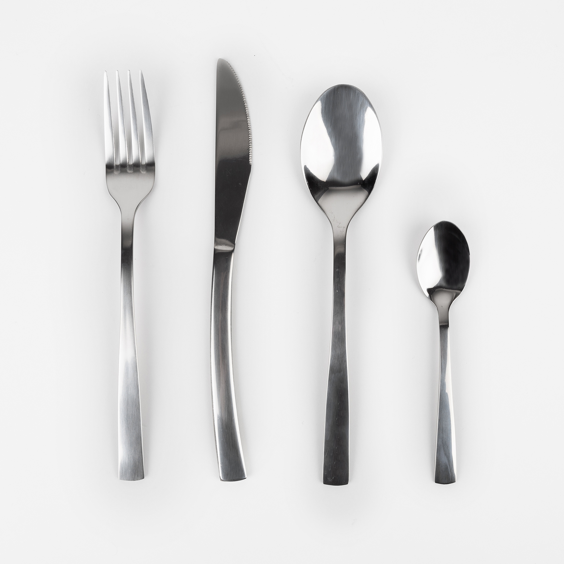 Cubertería de 24 piezas de acero inoxidable Olympe