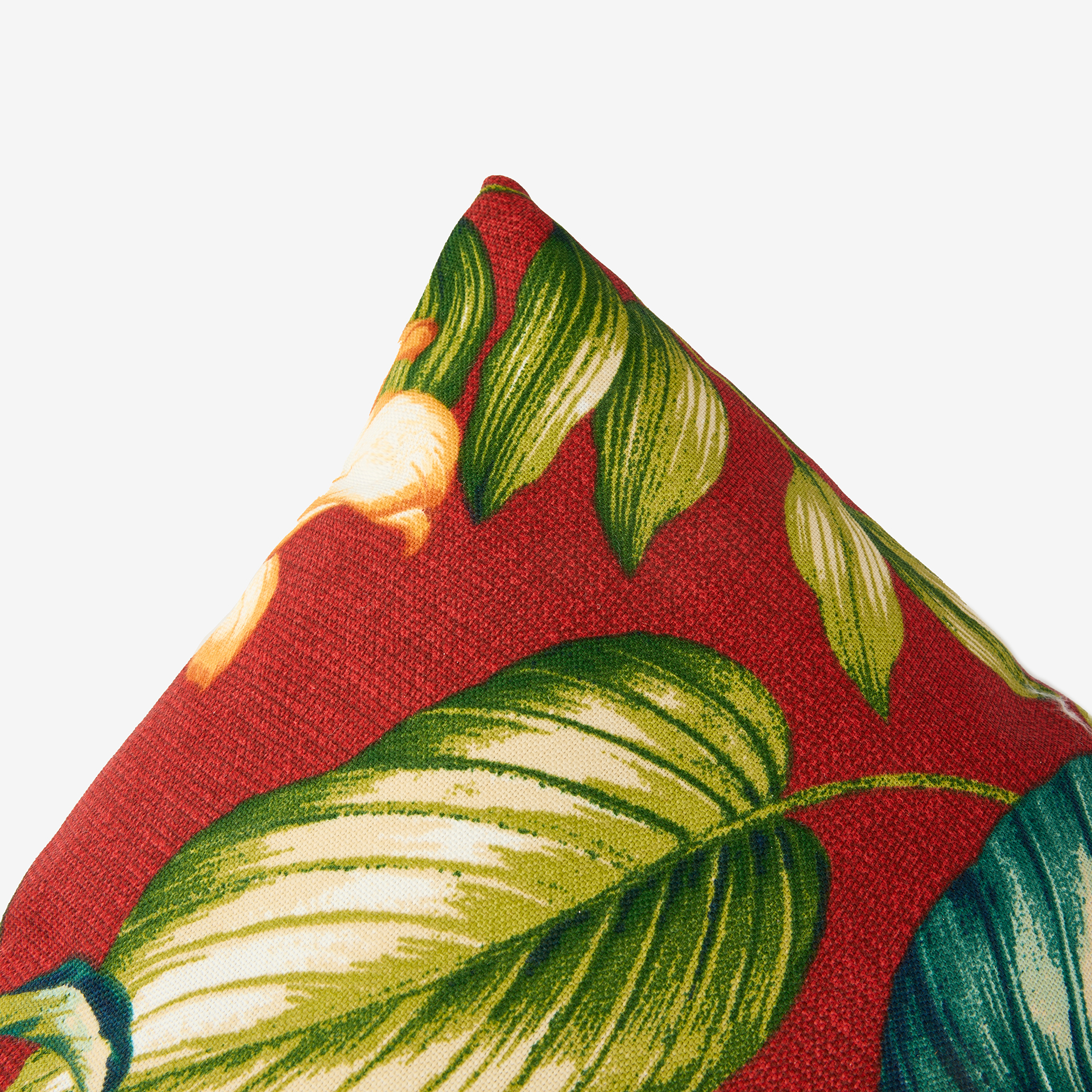 Cojín de exterior grana Tropical 43x43cm