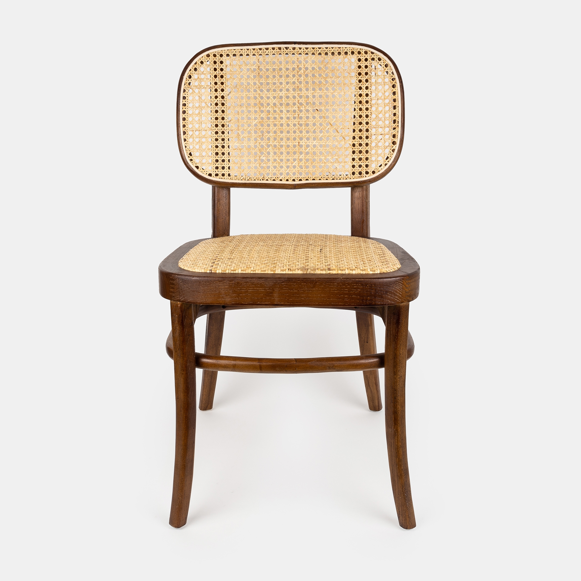 Silla de comedor de madera de olmo Cibran 45x41x83cm Clau&Chloe