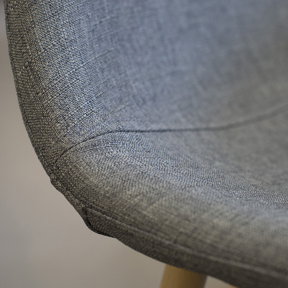 Silla de comedor gris oscuro Concept 45x55x86cm