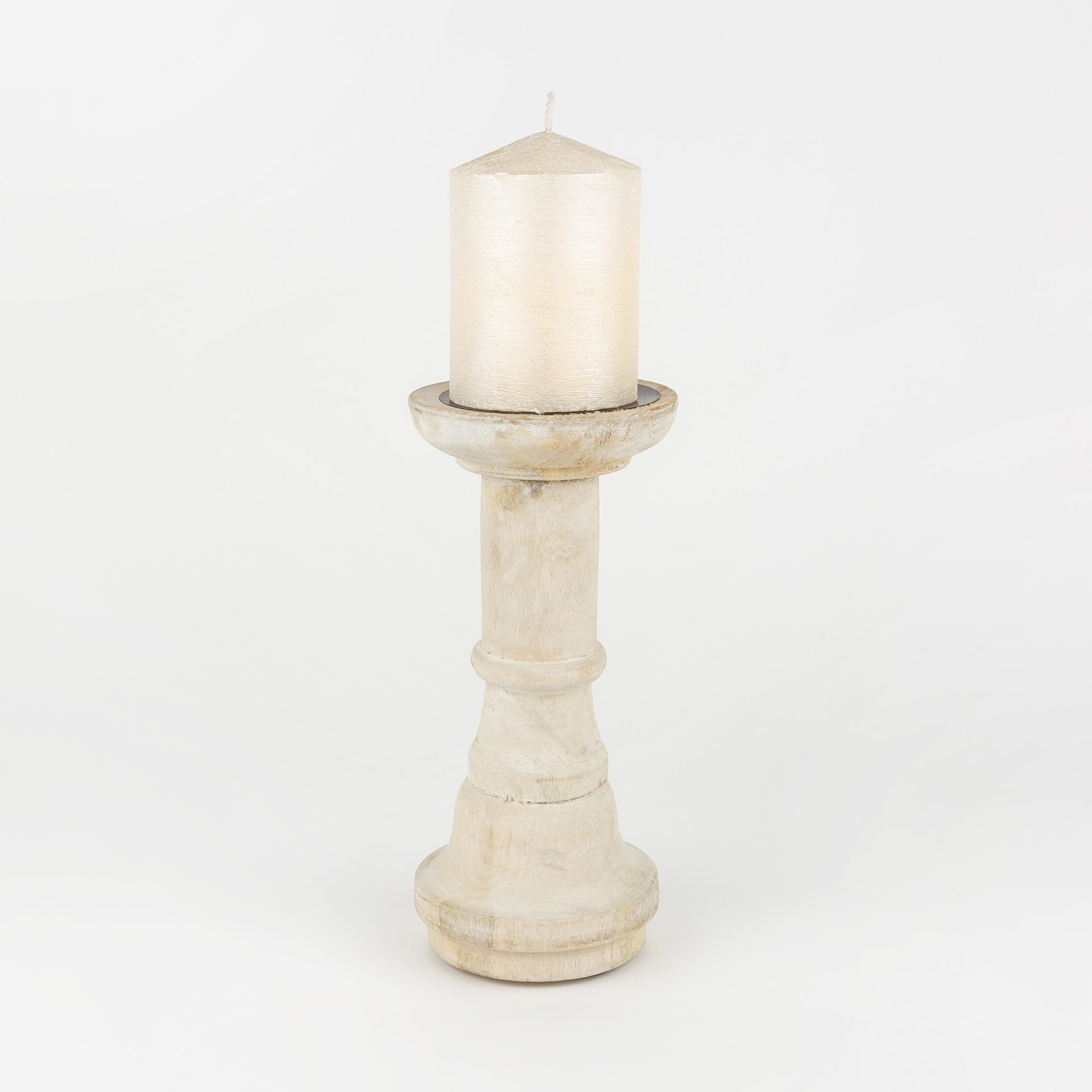 Candelabro de madera 20cm