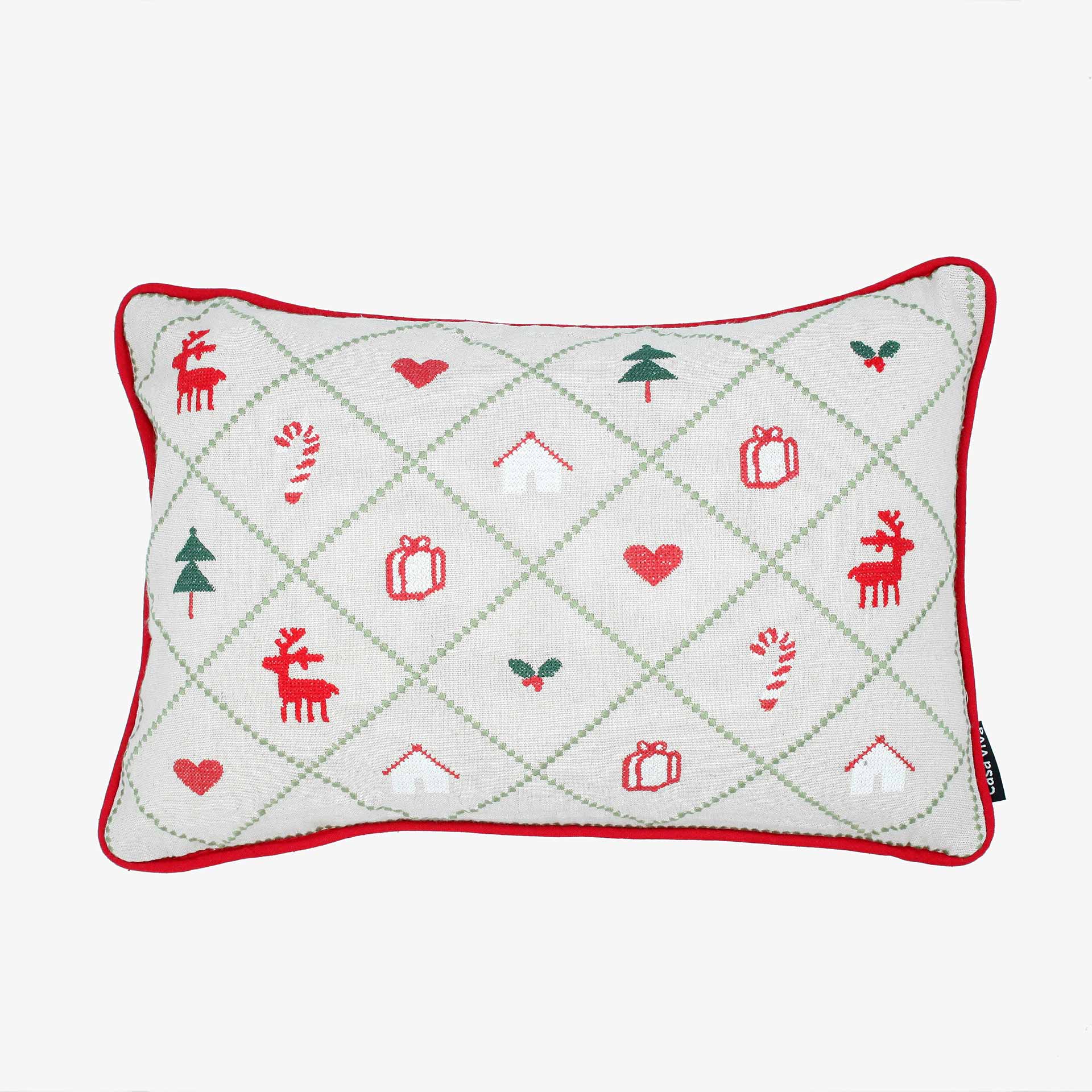 Funda de coj&iacute;n Navidad 30x45cm