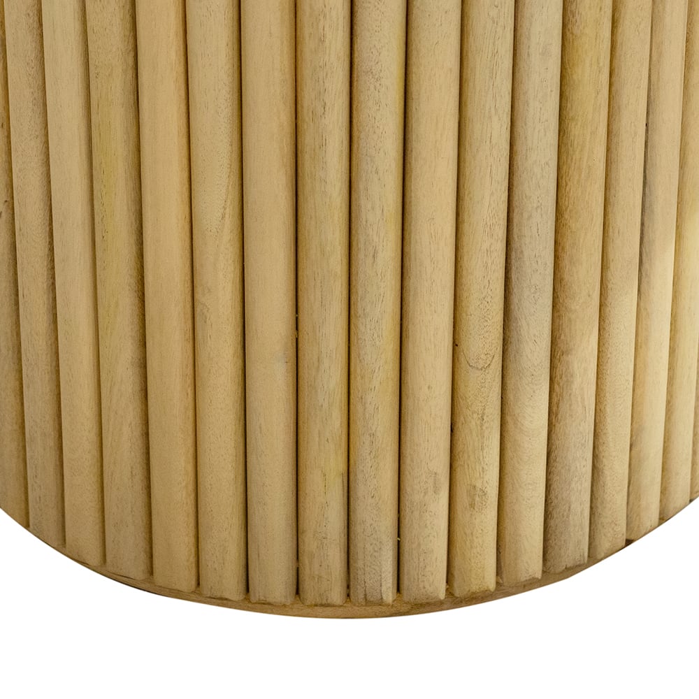 Mesa de comedor redonda de madera de mango Paris &Oslash;120x75cm Clau&Chloe