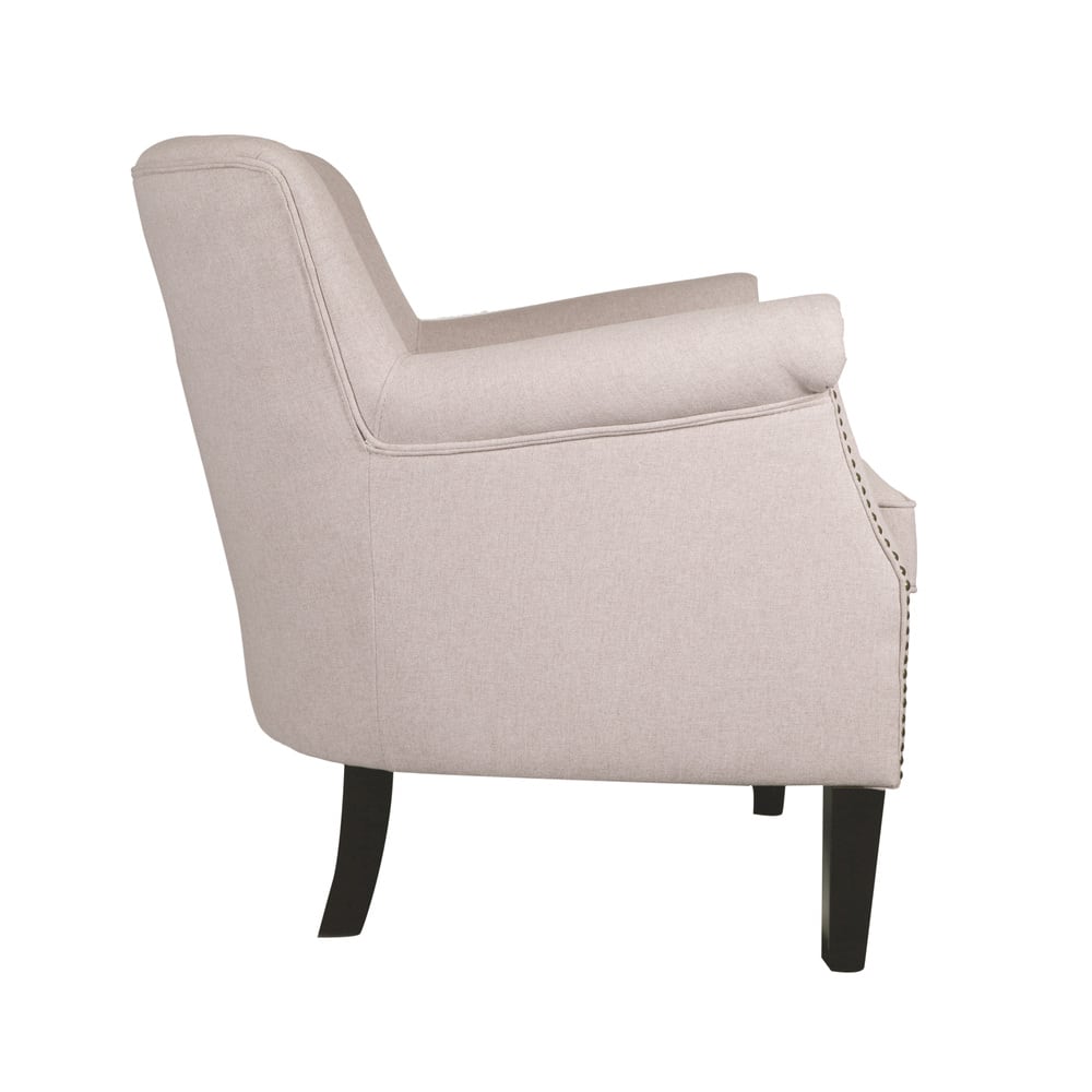 Butaca de poliéster beige Aurora 76x78x79cm Clau&Chloe