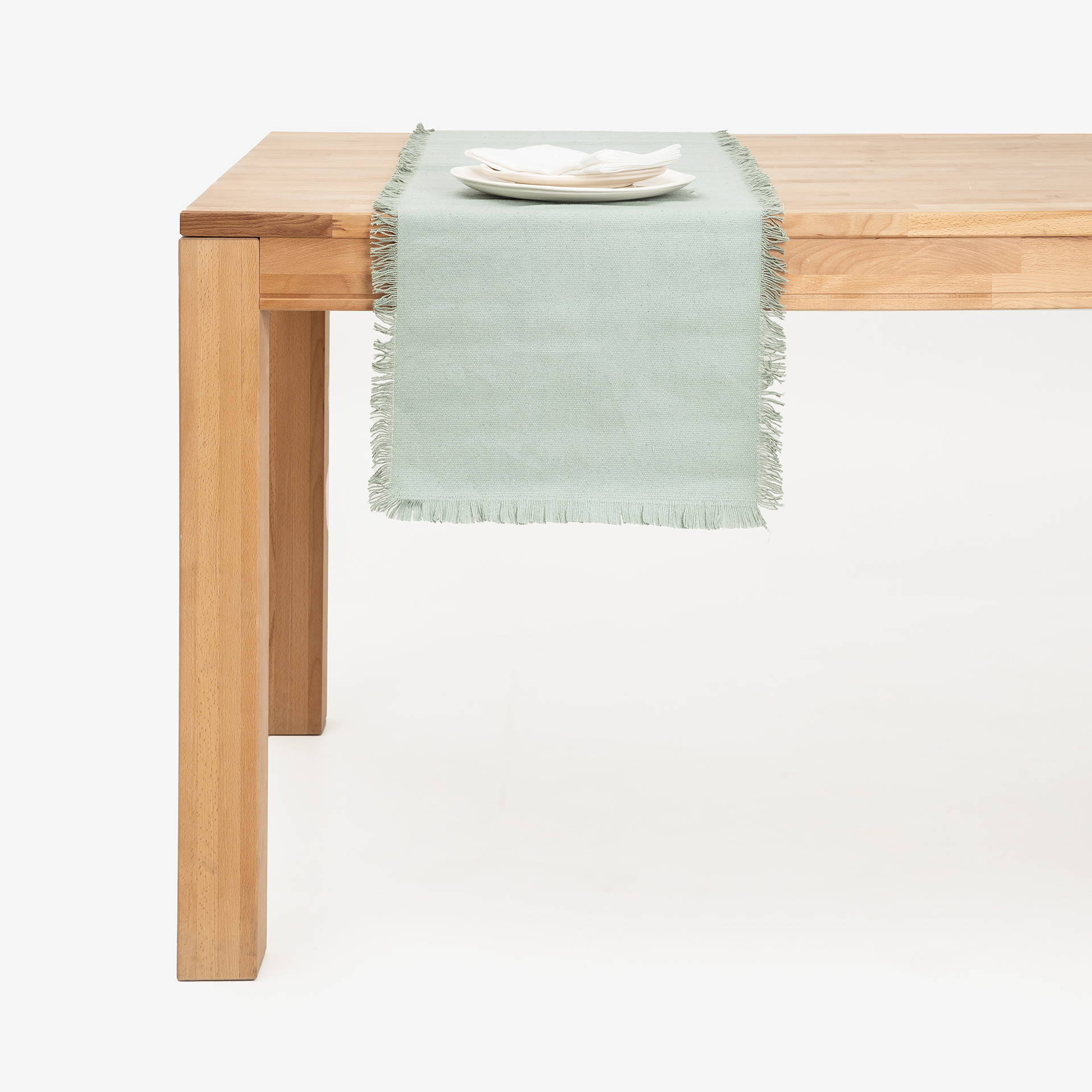 Camino de mesa de algod&oacute;n Maya 38x140cm