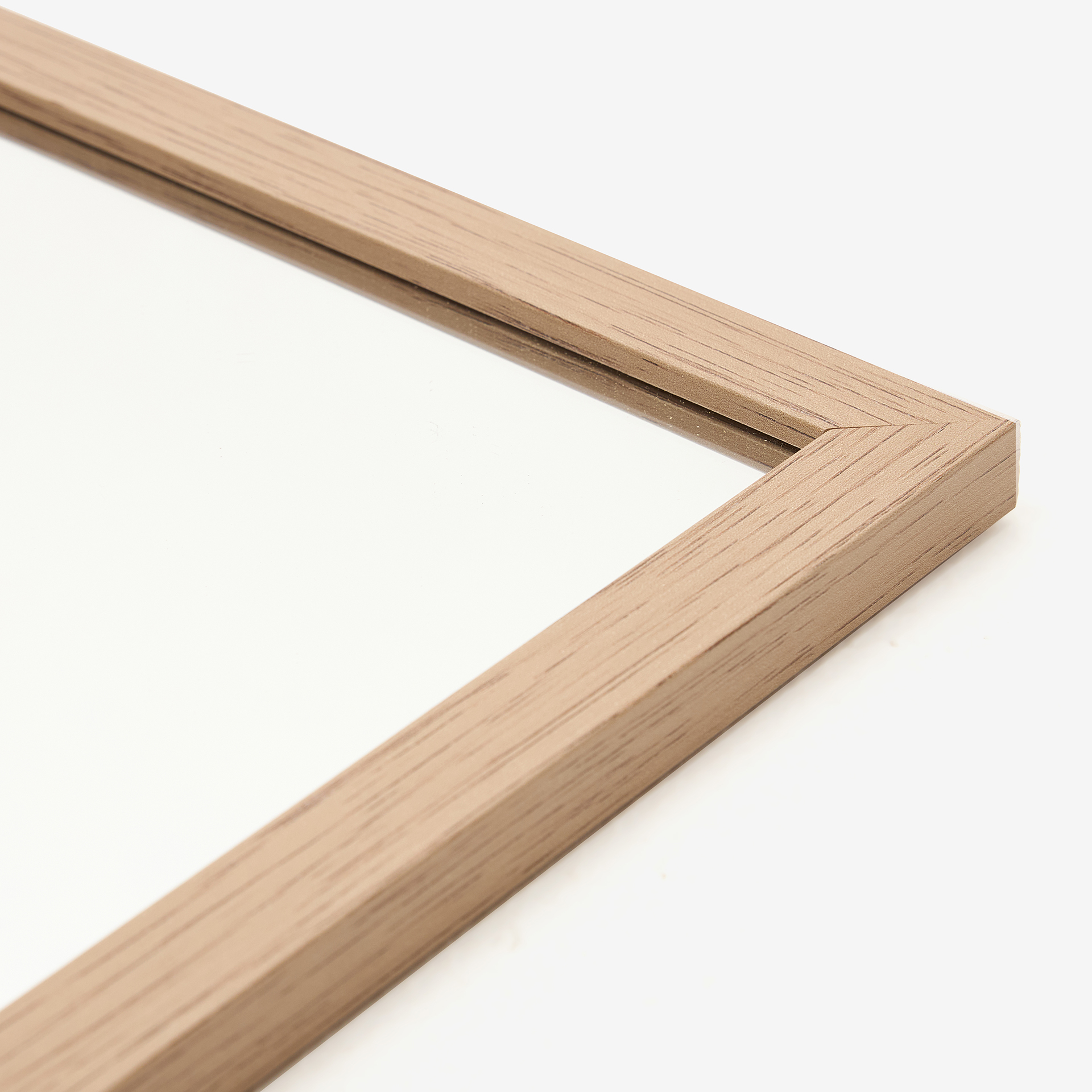 Set de 2 espejos de pared rectangulares de madera Belto 40x50cm