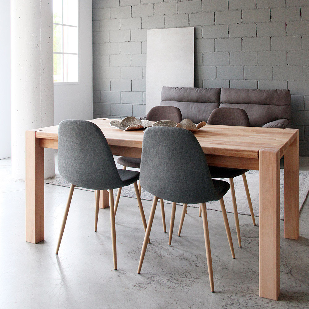 Silla de comedor gris oscuro Concept 45x55x86cm