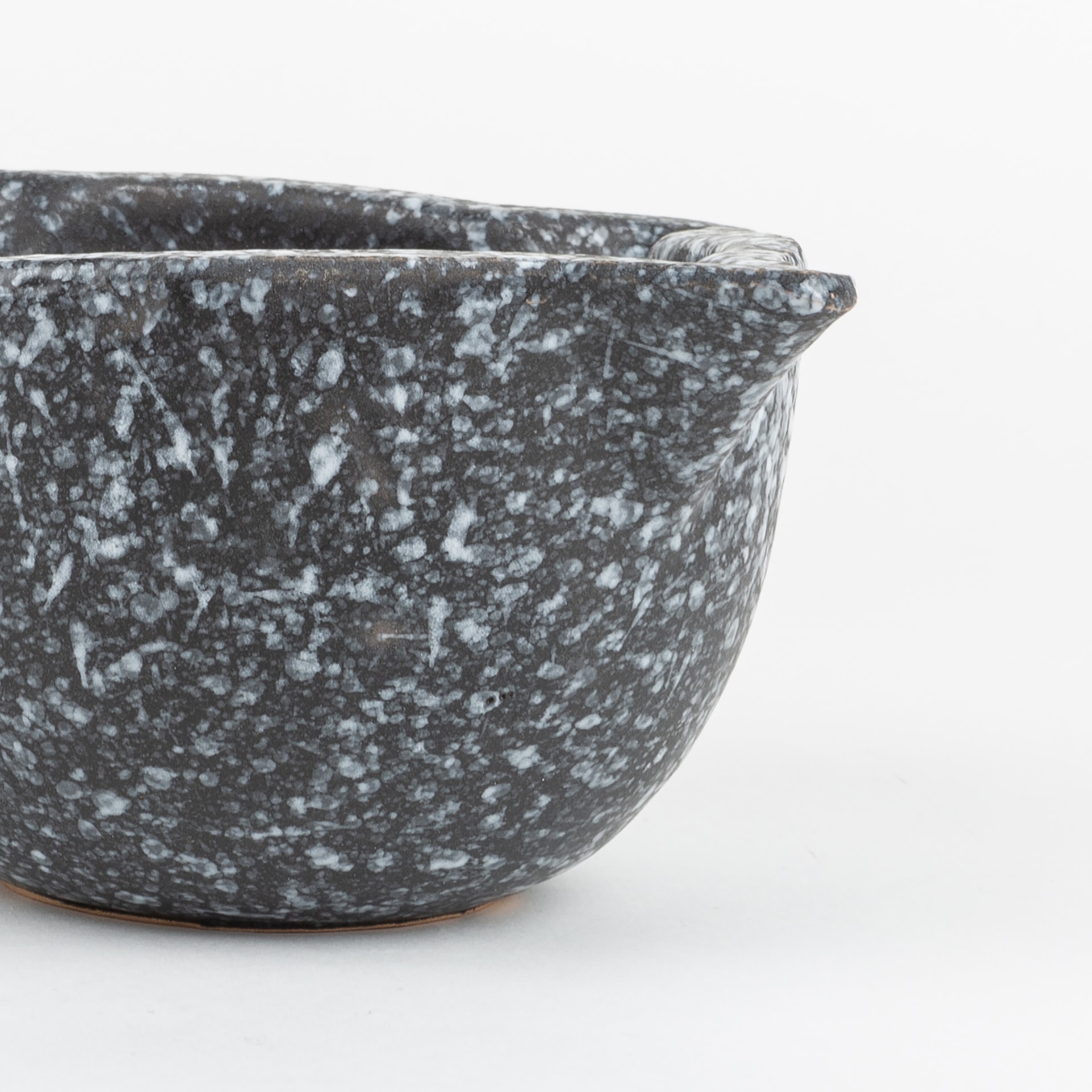 Mortero gres negro Preto 13x8cm