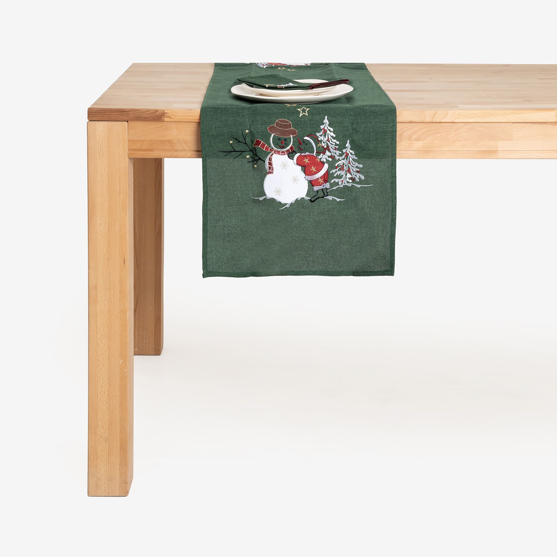 Camino verde Mu&ntilde;ecos de nieve 40x140cm