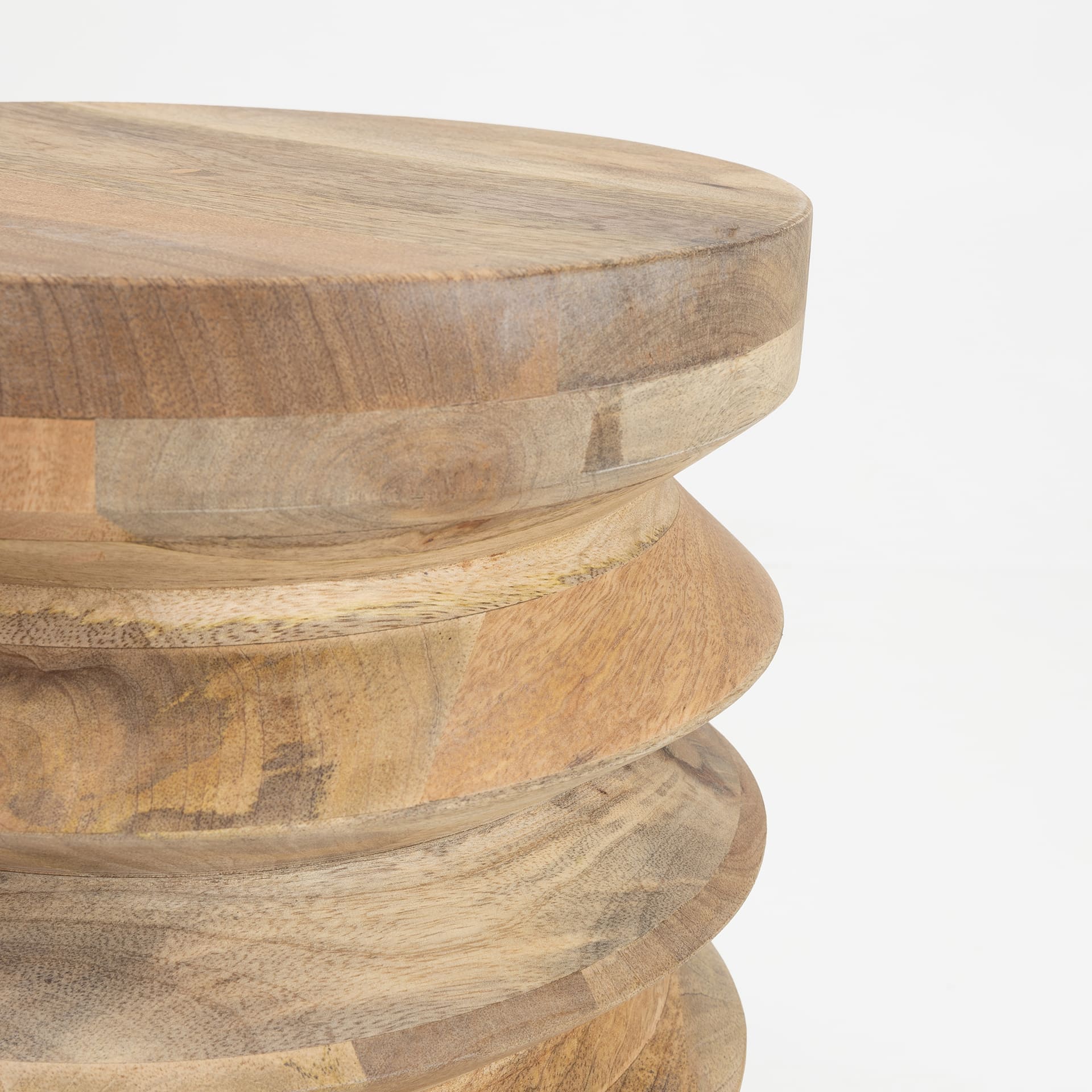 Mesa auxiliar mango Volos Ø39x50cm Clau&Chloe