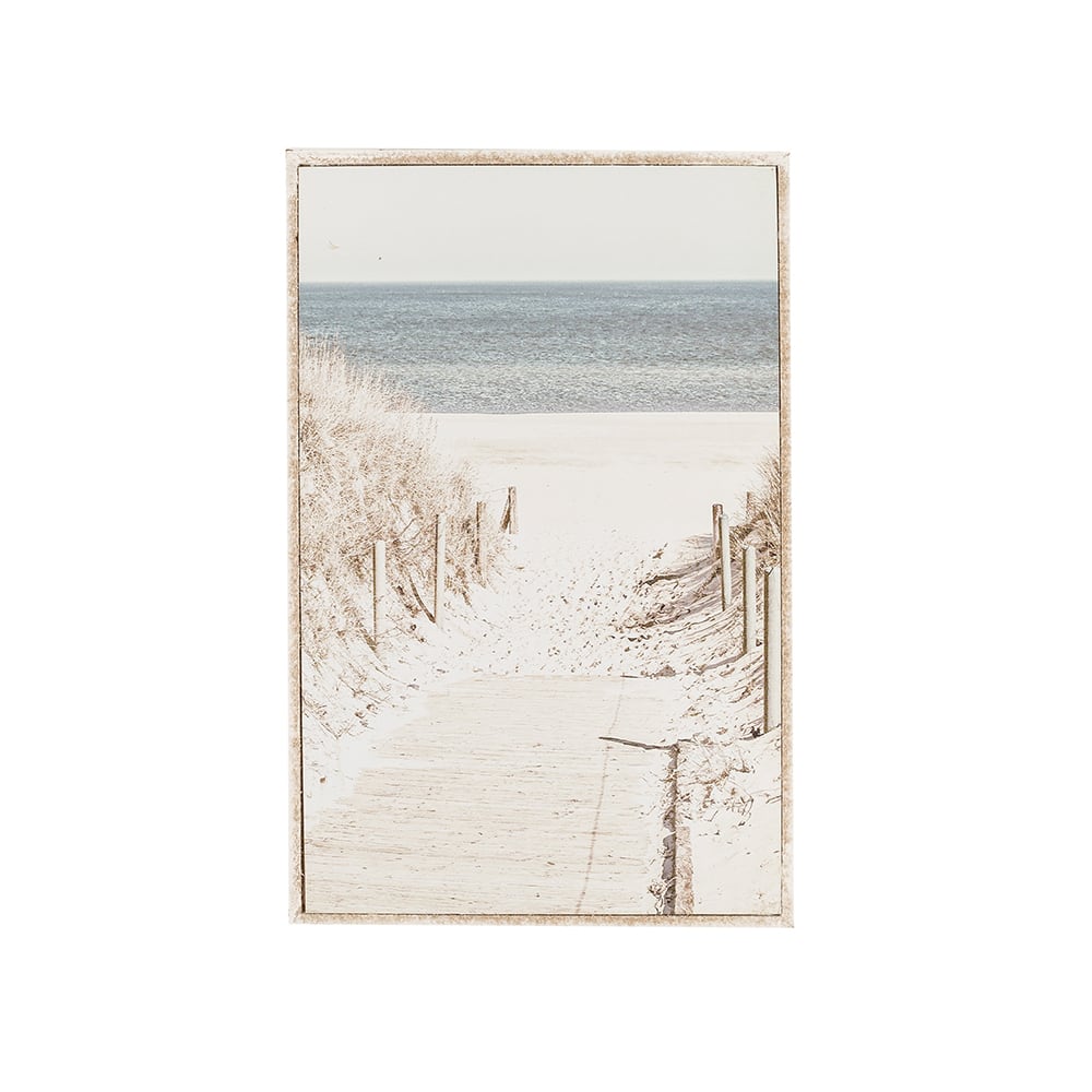 Caja cuelga llaves de madera Playa