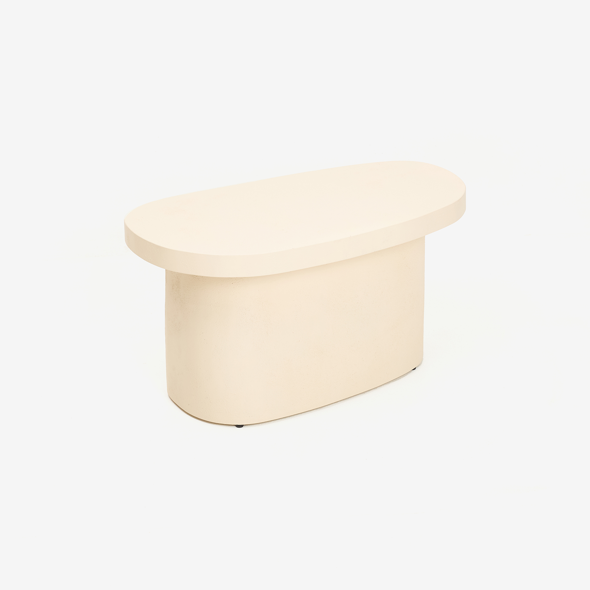 Mesa auxiliar de microcemento Balin 70x40x35cm Clau&Chloe