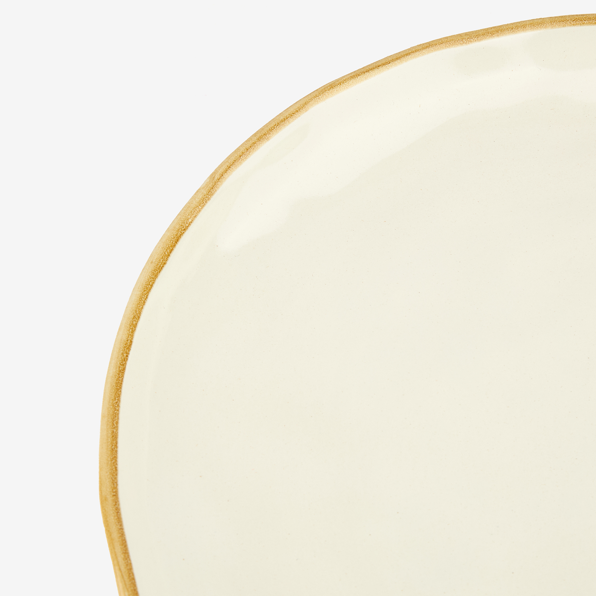 Vajilla de 12 piezas de cerámica marfil Albero