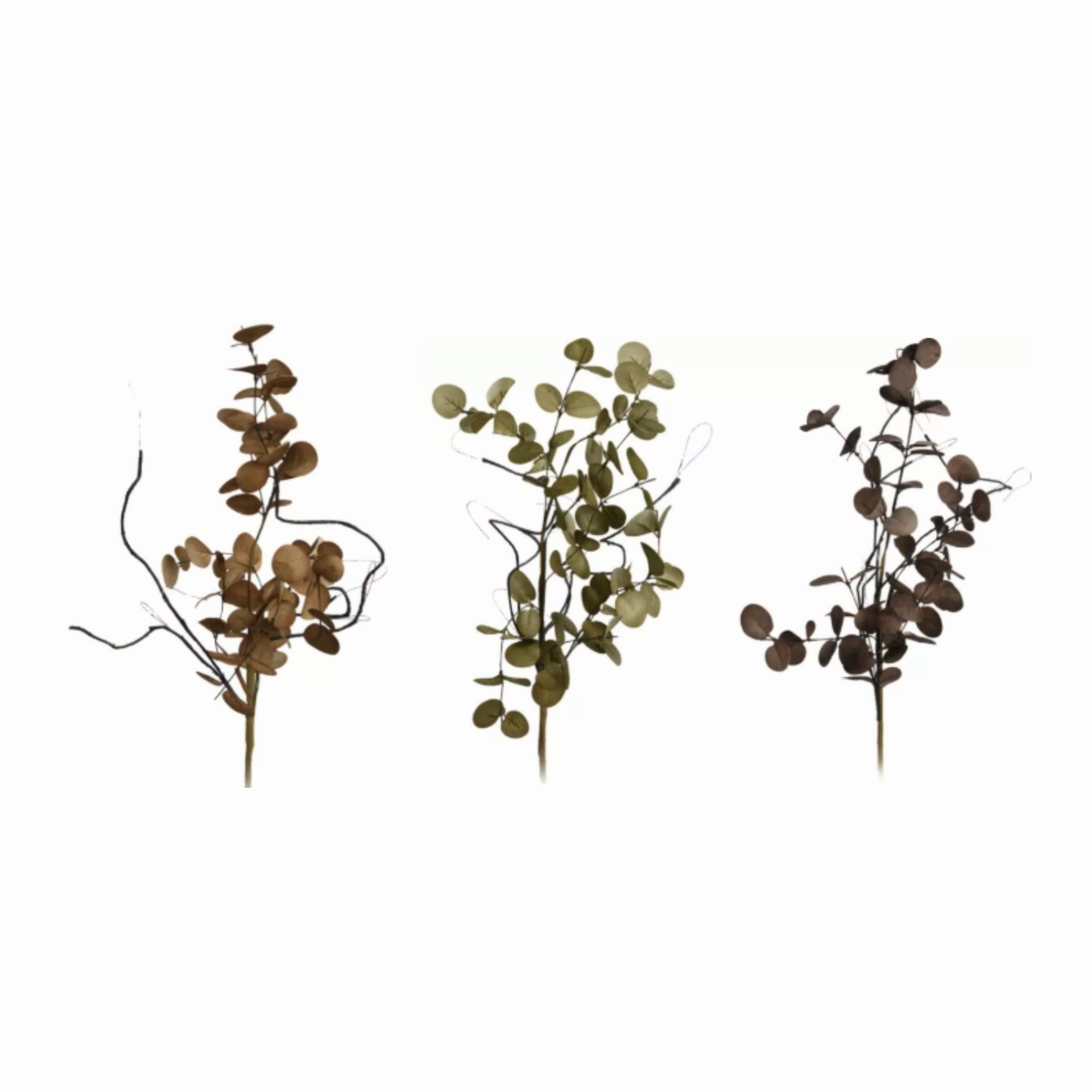 Rama artificial tonos verdes 65cm en varios colores