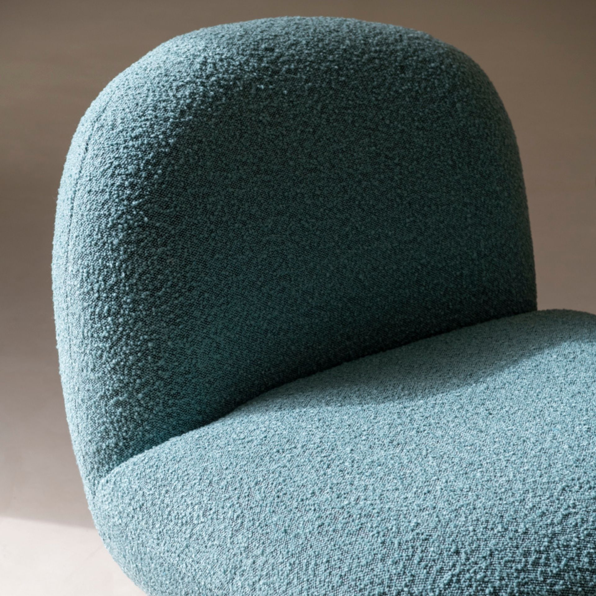 Butaca de borreguito giratoria azul Pacha 81x95x71cm Clau&Chloe