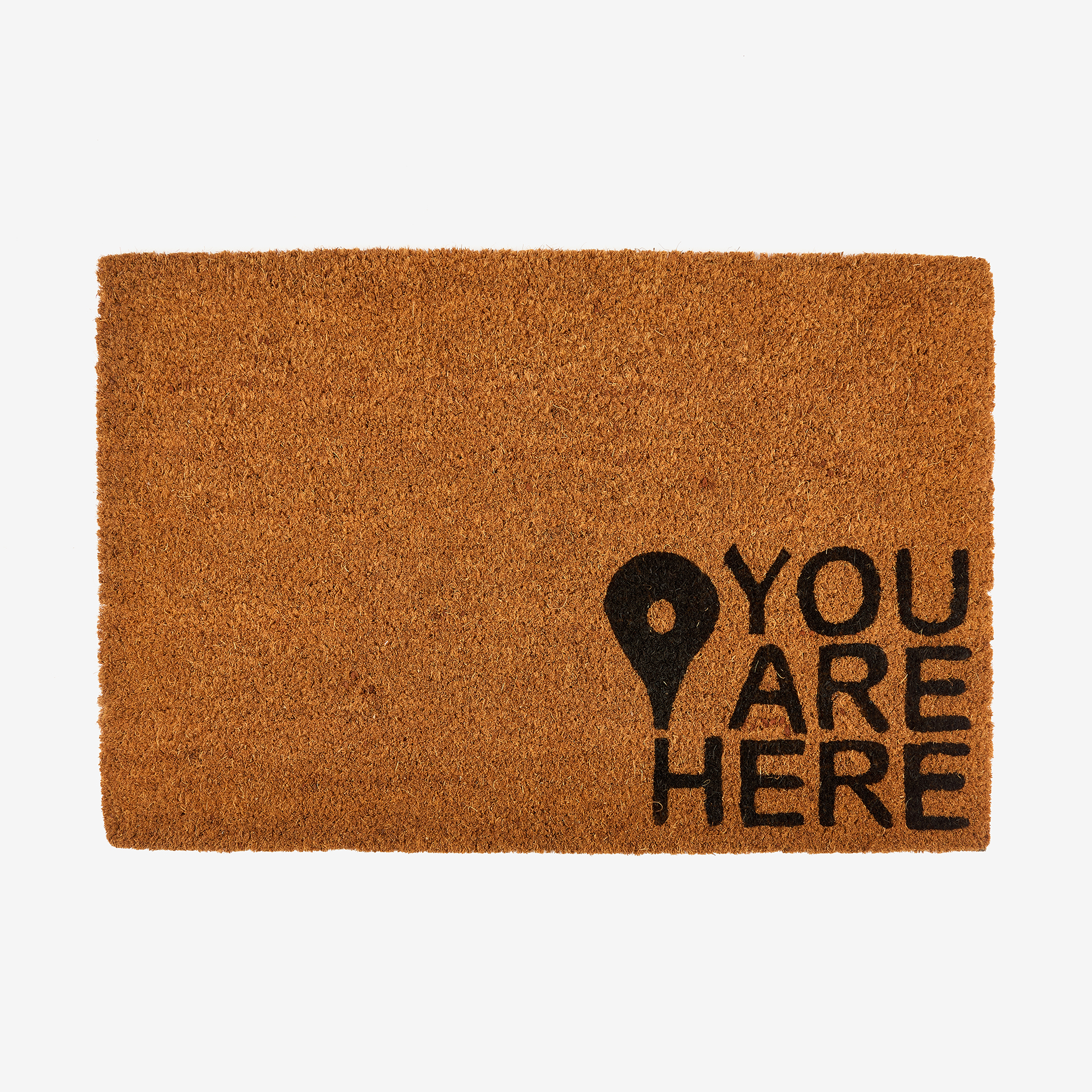 Felpudo de fibra coco You Are Here 70x25cm