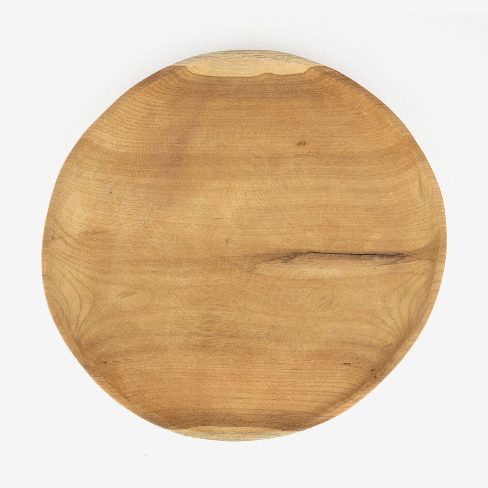 Centro de mesa de madera de teca Ø40cm