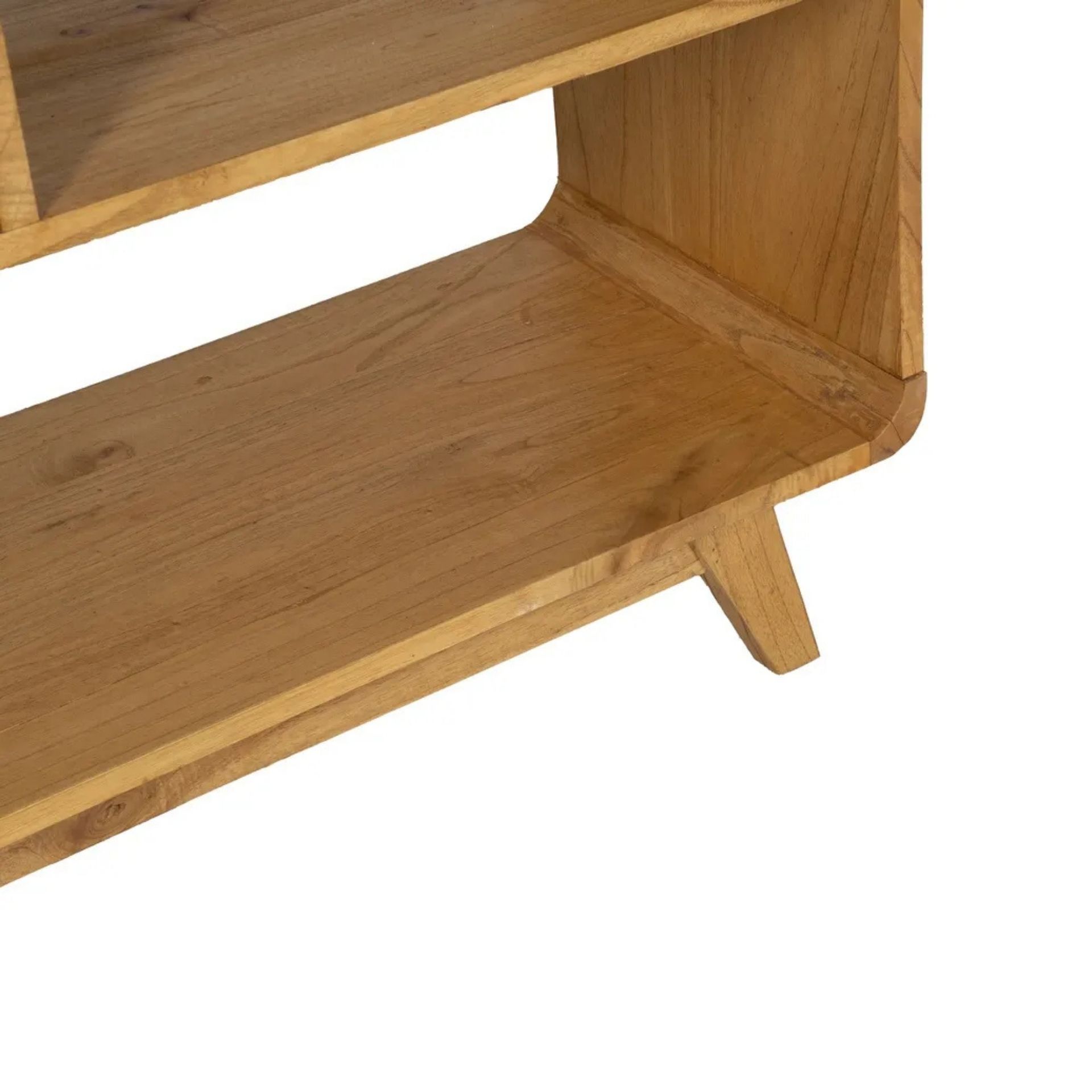 Estanter&iacute;a de madera de mindi 90x40x150cm