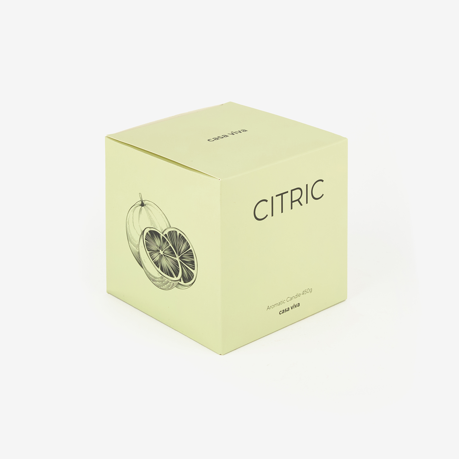 Vela arom&aacute;tica Citric 450g &Oslash;11x11cm 
