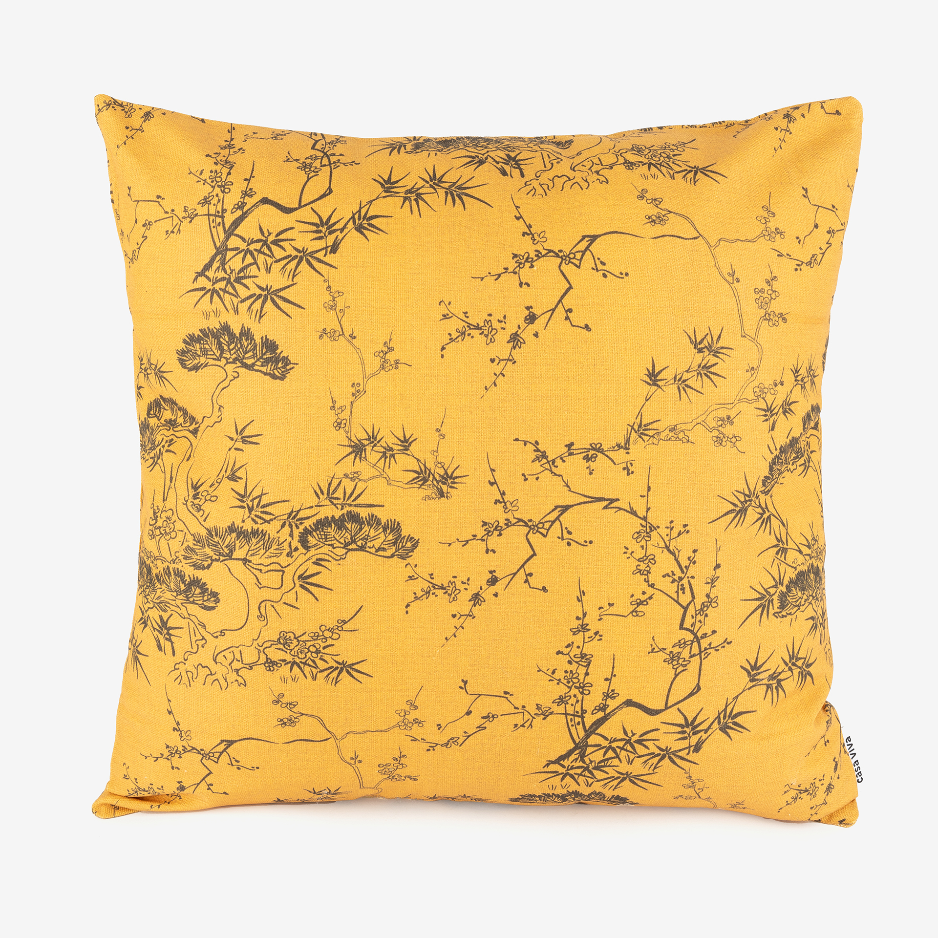 Funda de coj&iacute;n de algod&oacute;n Bonsai 45x45cm