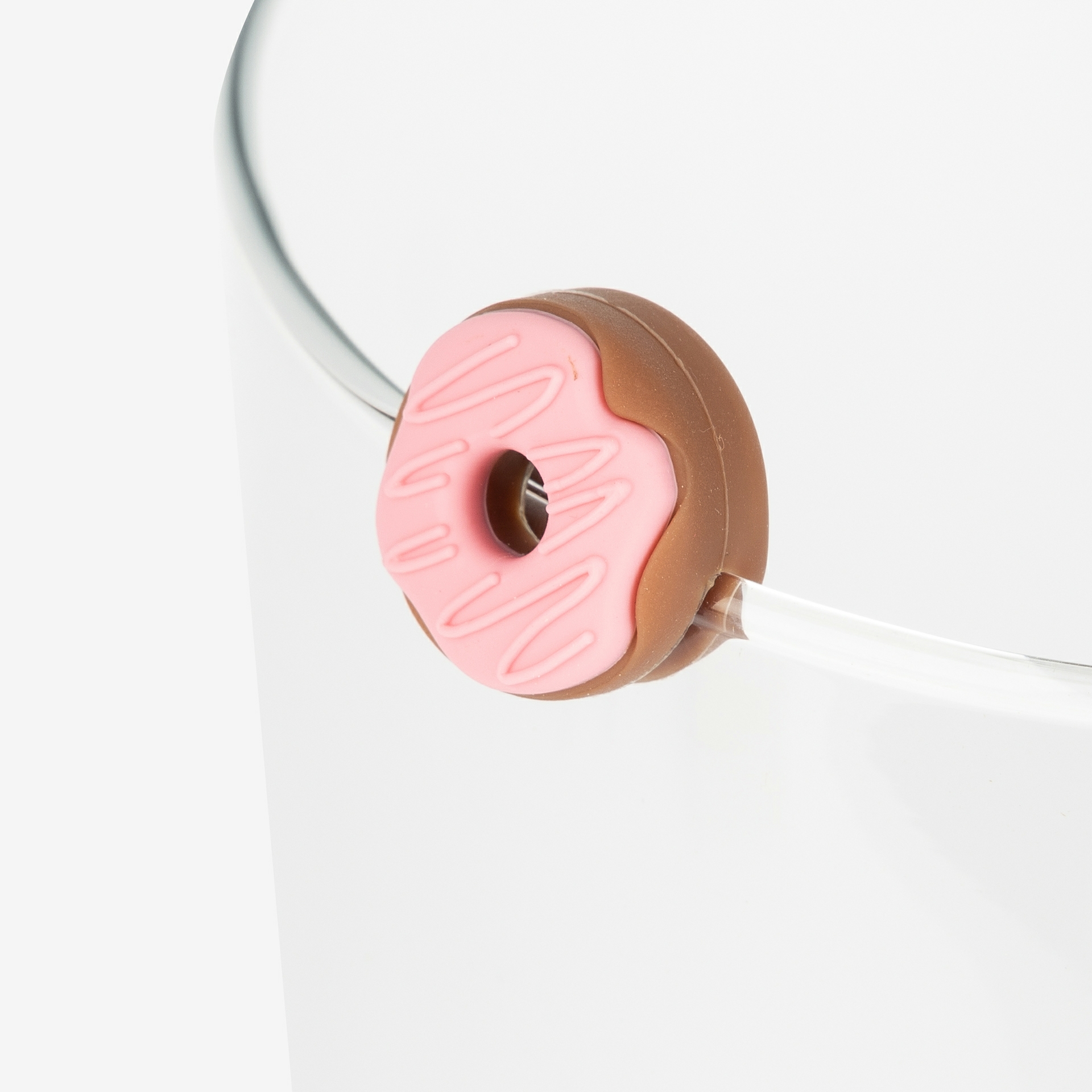 Conjunto de 6 marcadores para copas de silicona Donuts