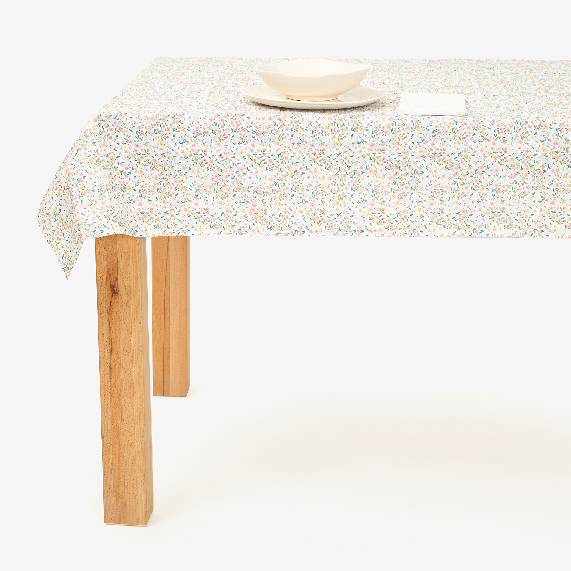 Mantel de algodón reciclado Oxalis 135x200cm