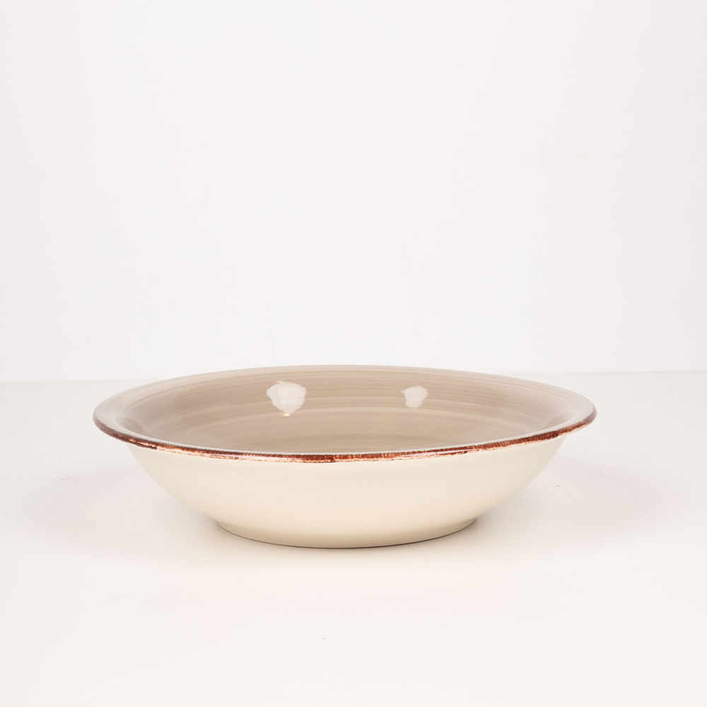 Vajilla de 18 piezas de gres gris Vita