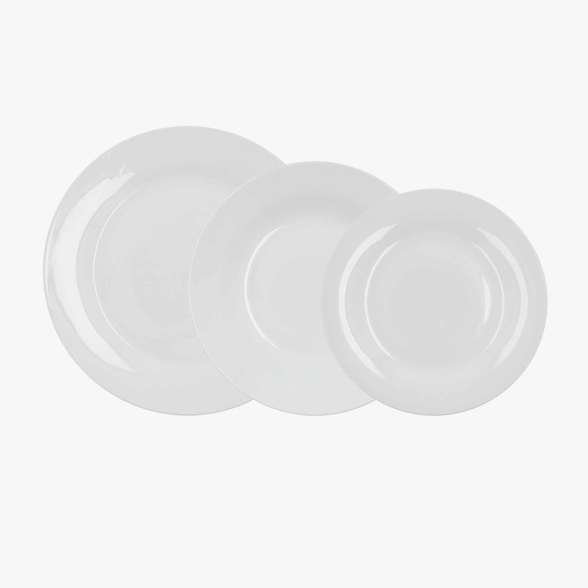 Vajilla de 18 piezas porcelana brillo Vetra