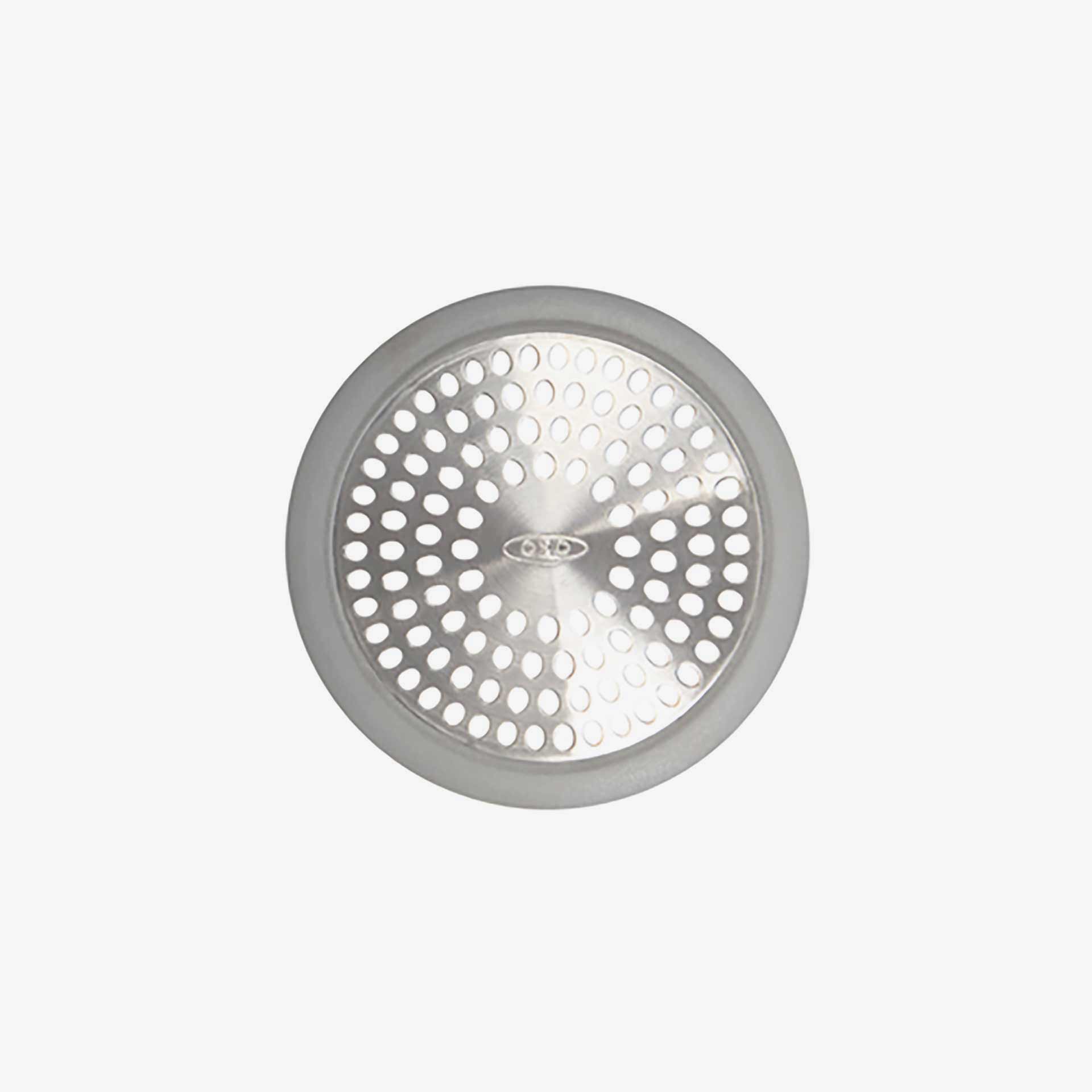 Protector de desag&uuml;e para fregadero de acero inoxidable gris - Oxo
