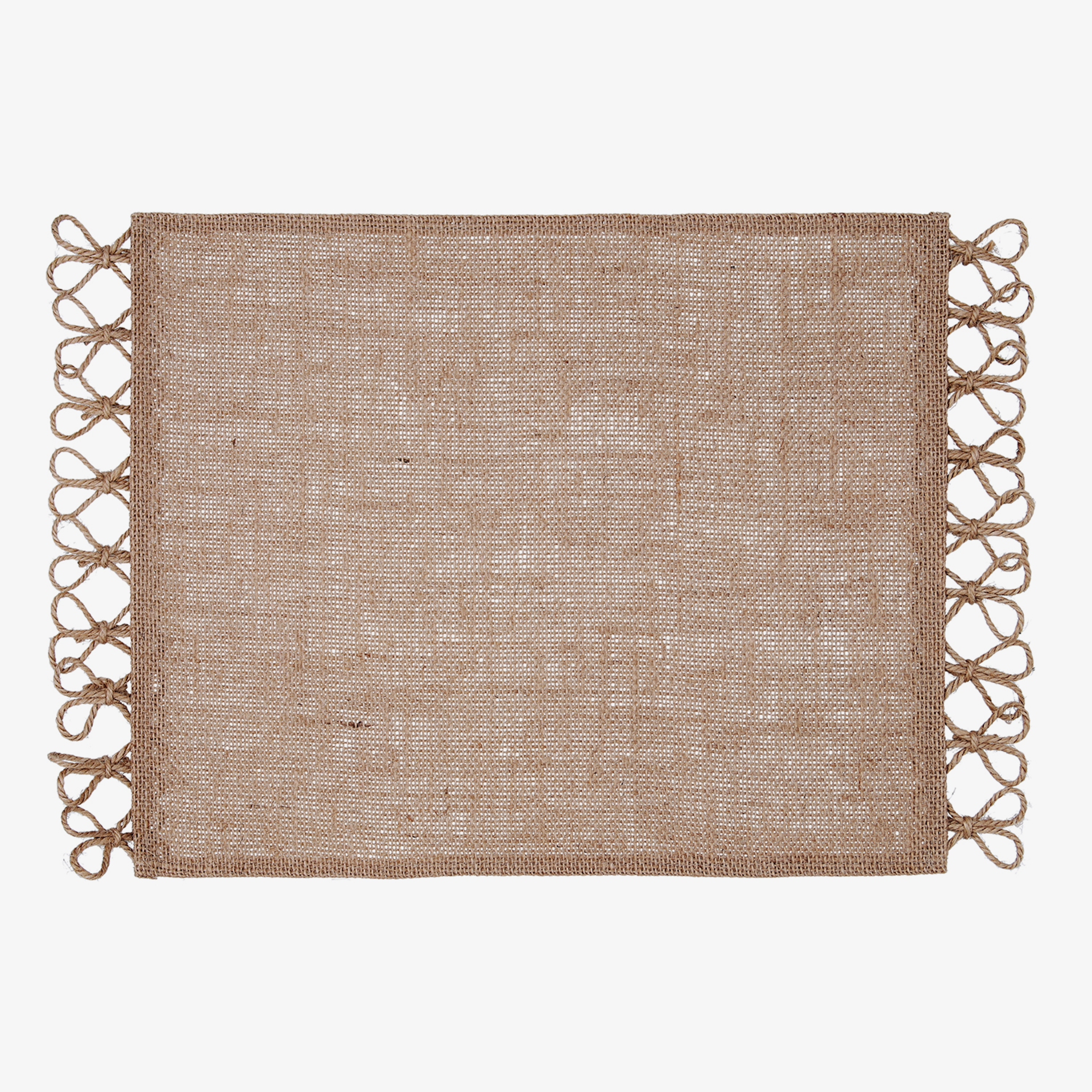 Mantel individual natural de yute Okapi 30x45cm