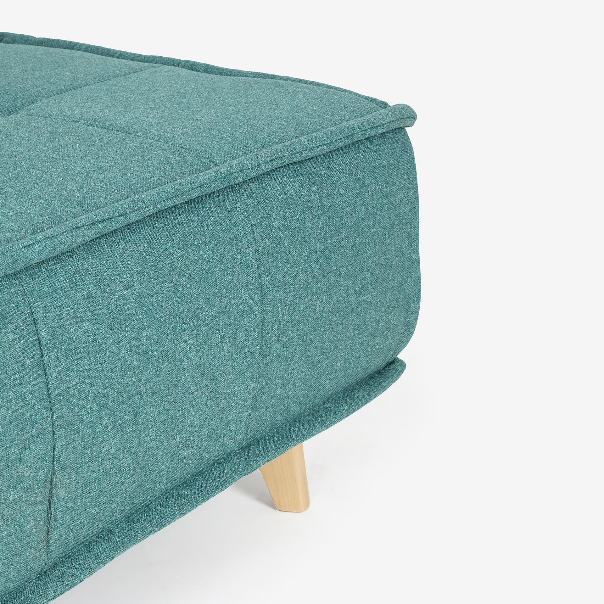 Sofá cama individual verde Luca 104x92x84cm