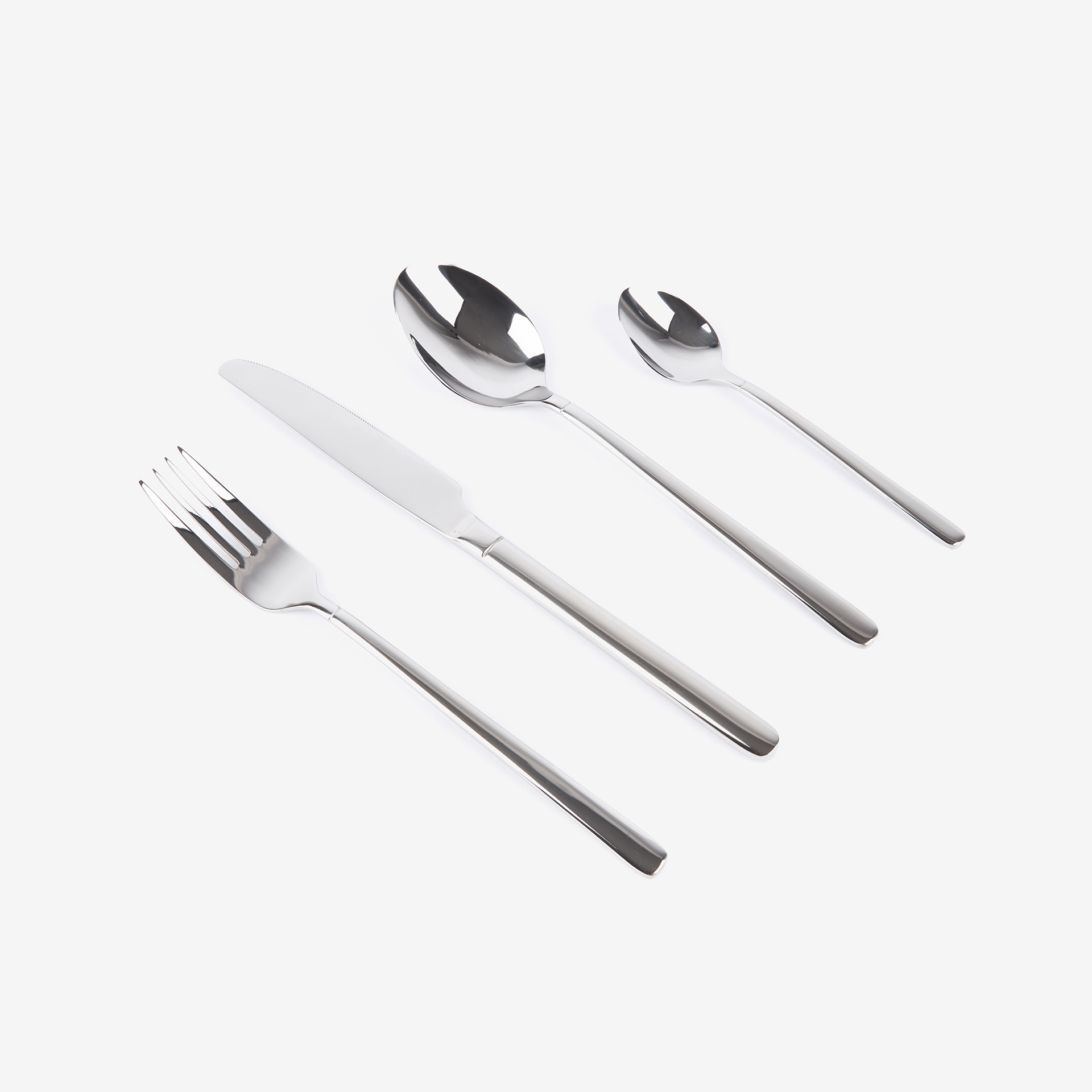 Cubertería de 24 piezas de acero inoxidable Libra