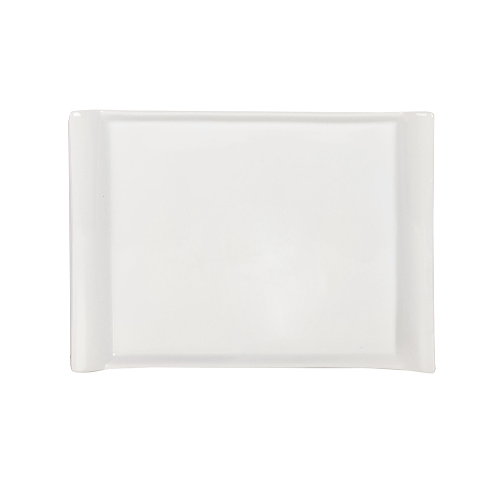 Fuente plancha de porcelana blanca Gastro Fresh 31cm