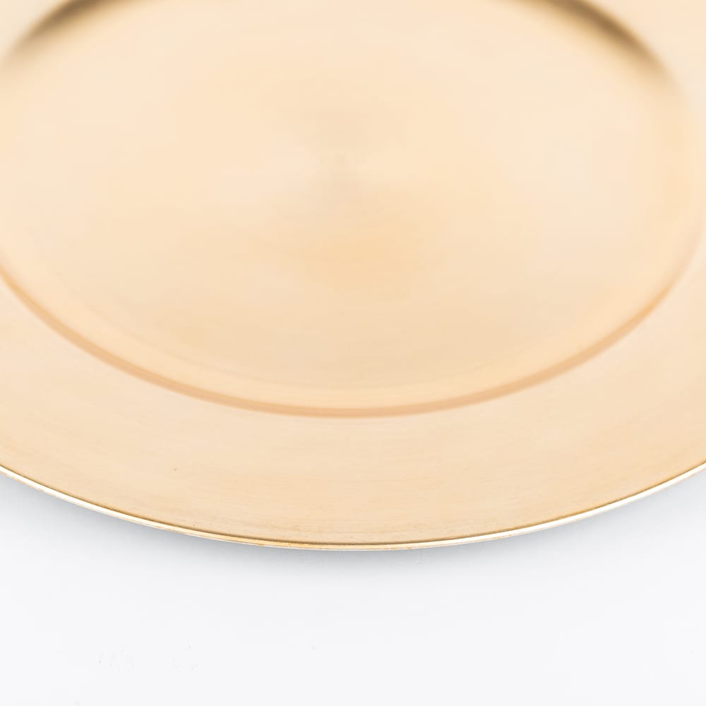 Bajo plato dorado &Oslash;33cm