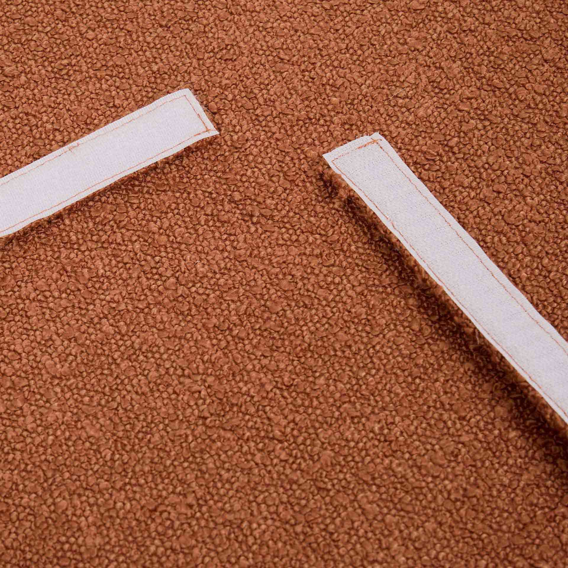 Cojin para silla de jard&iacute;n con velcro caoba Soreya 40x40cm