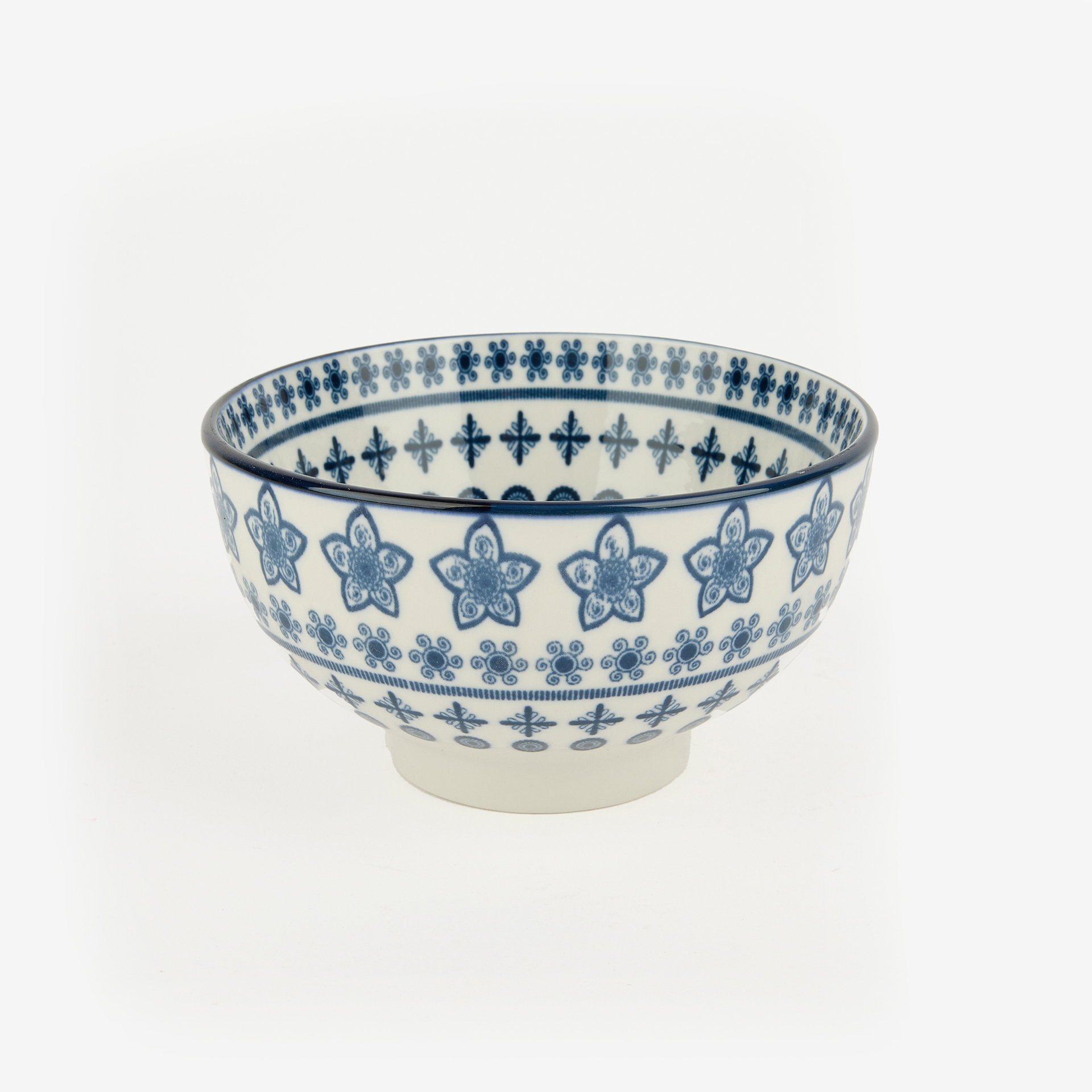 Bol de porcelana estampado &Oslash;12x6cm