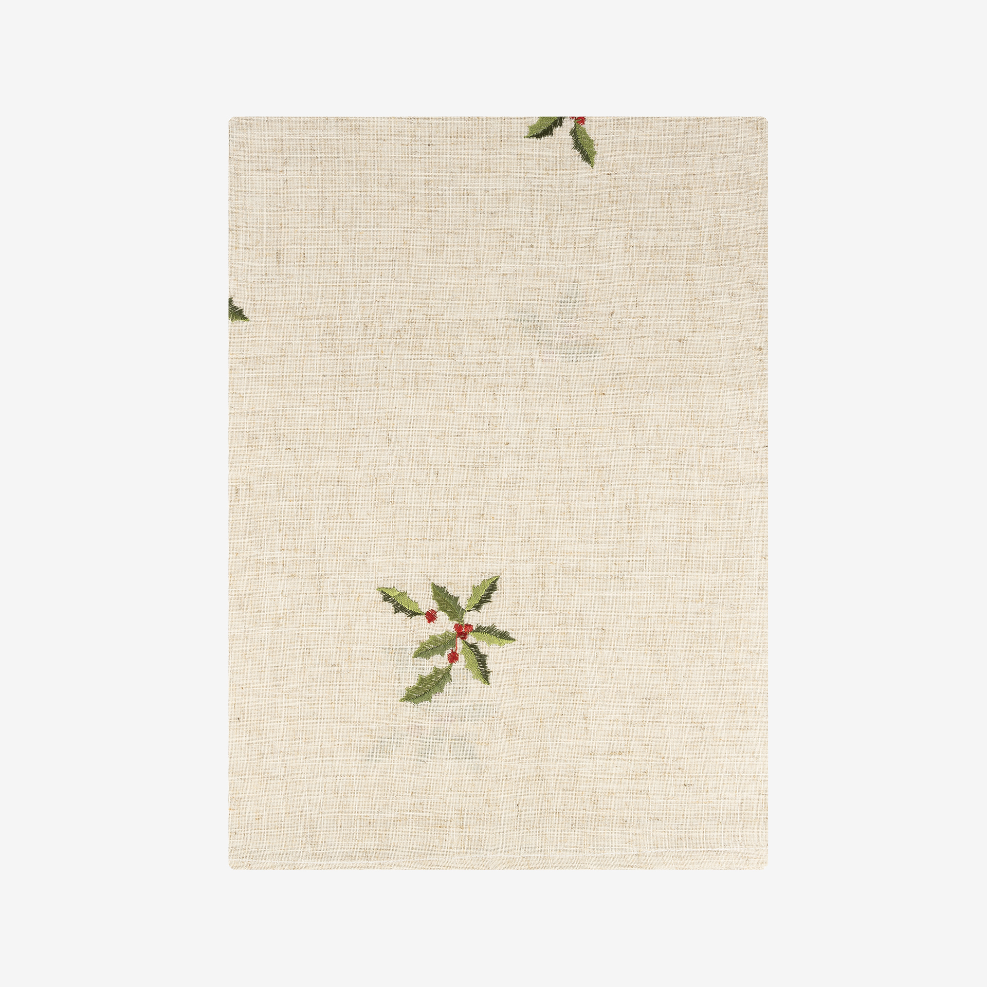 Mantel de lino beige Acebo 150x250cm