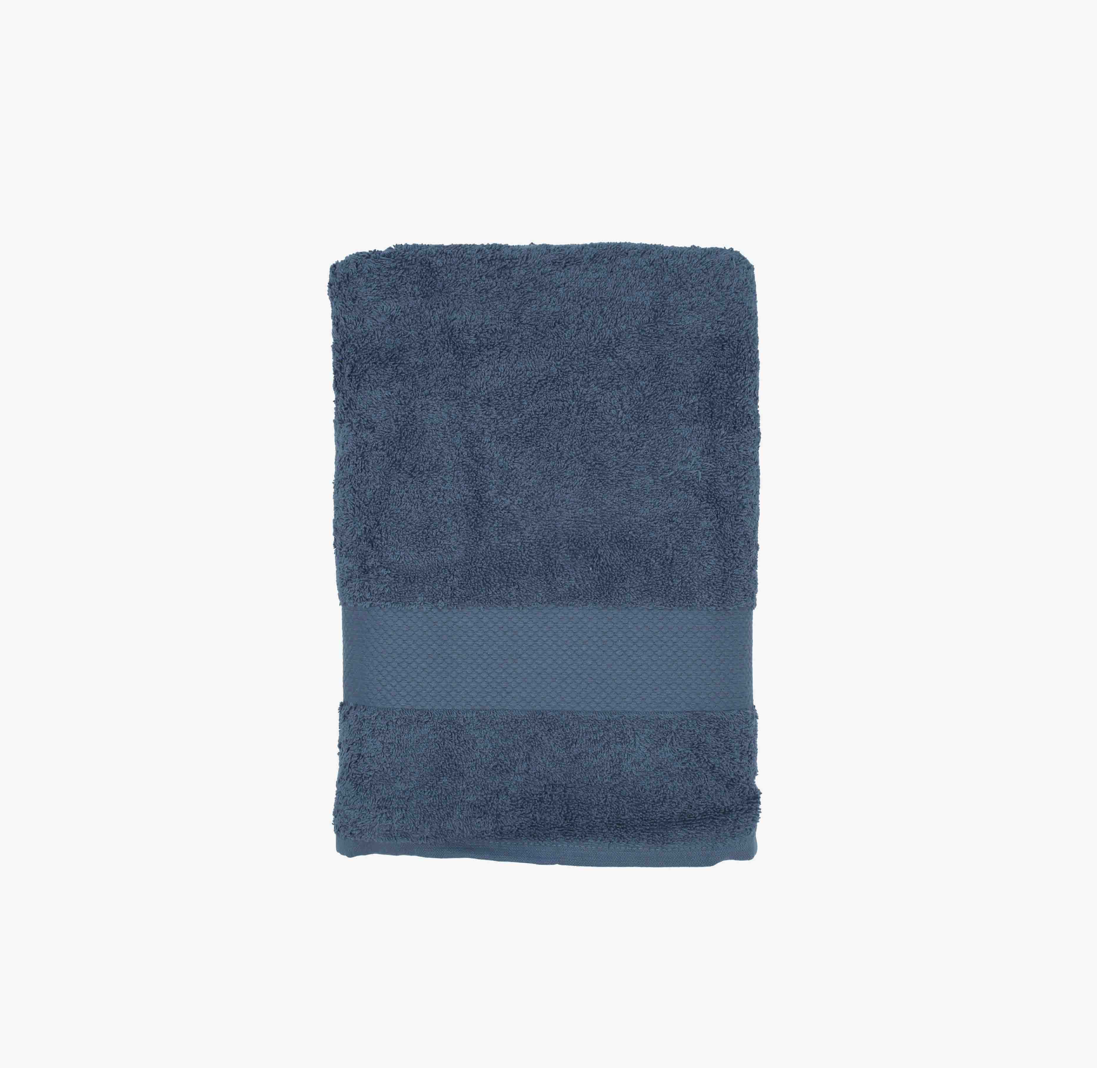 Toalla de tocador de algod&oacute;n 100% azul Armon&iacute;a 30x50cm - 500 g/m&sup2;