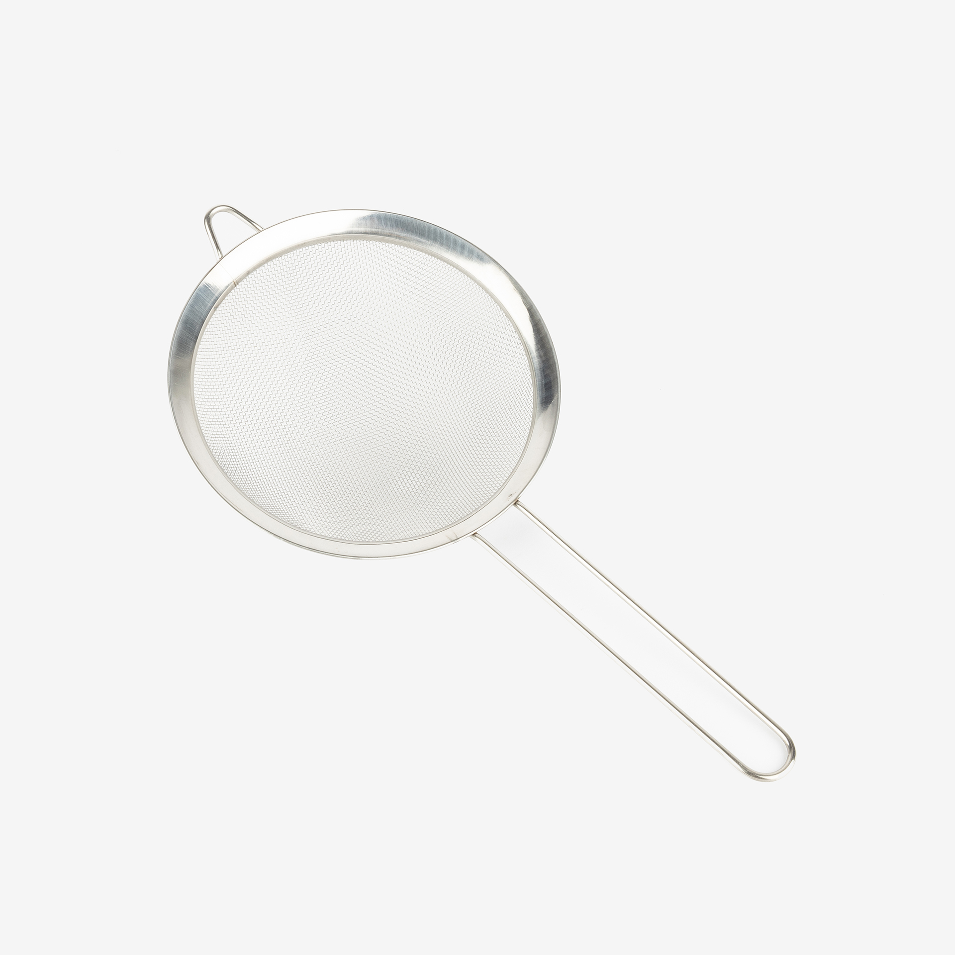 Colador de acero con mango 16cm