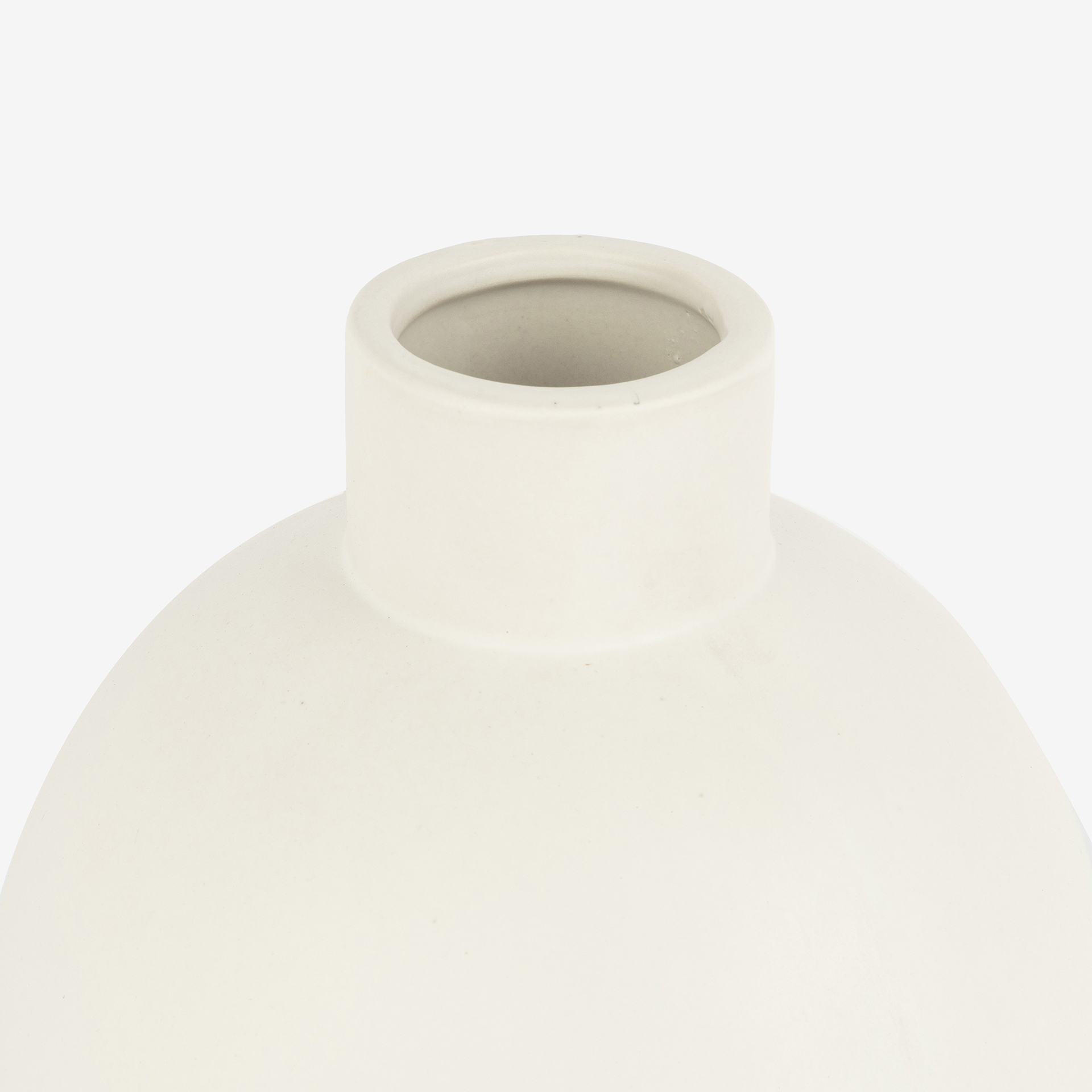 Jarr&oacute;n de porcelana blanco &Oslash;10,8x17cm