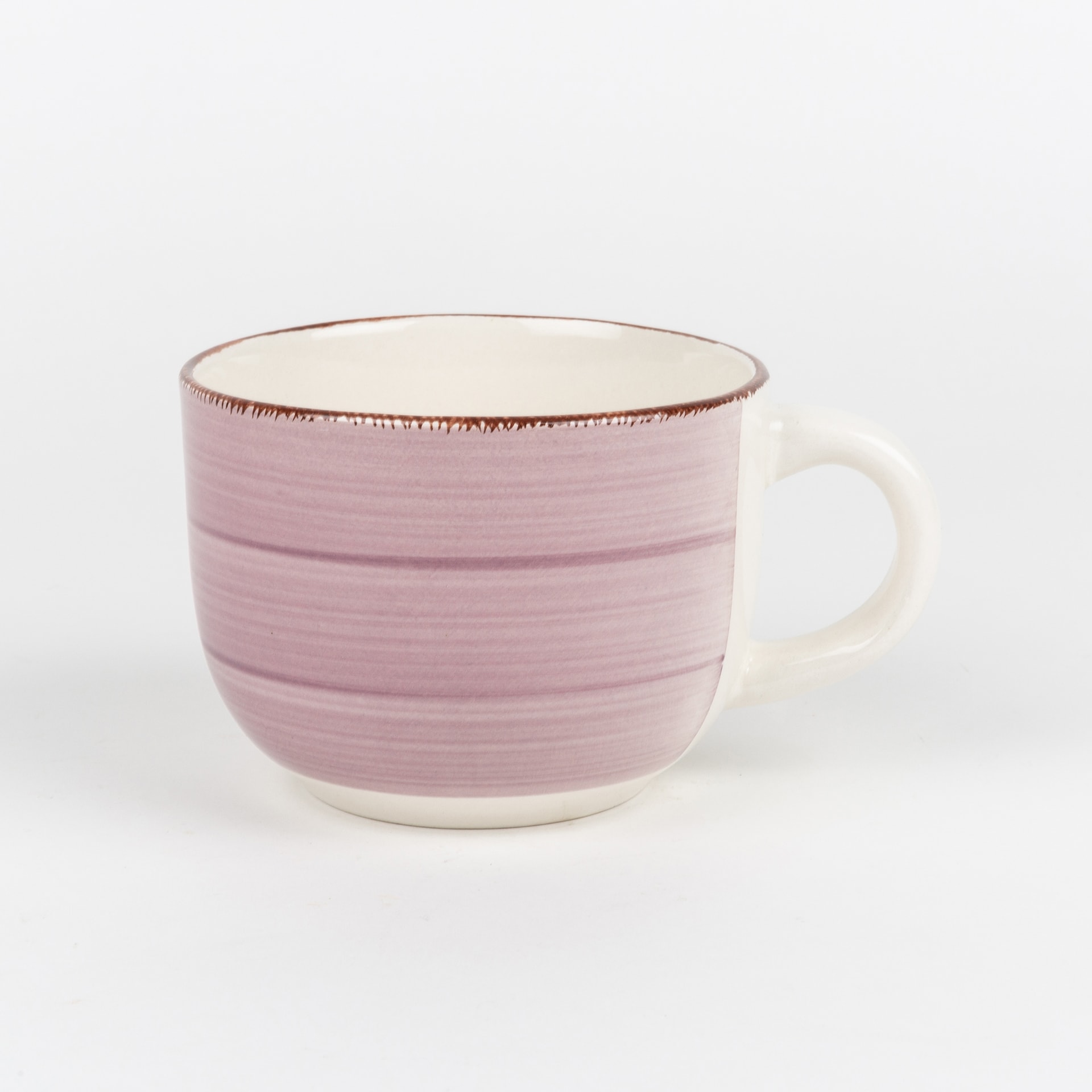 Taza jumbo rosa de gres Vita 47cl