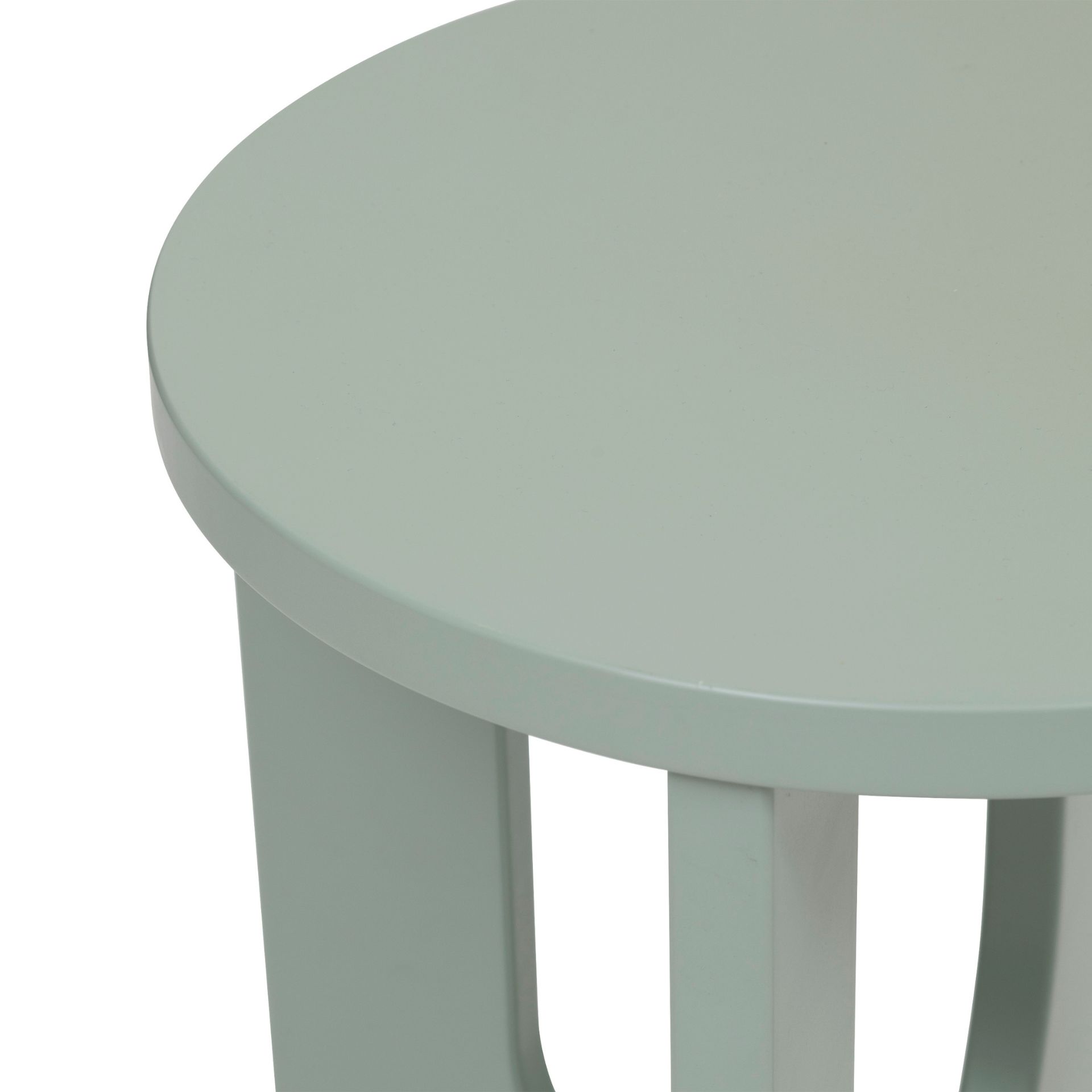 Mesa auxiliar de madera DM verde Camelia &Oslash;40x51cm