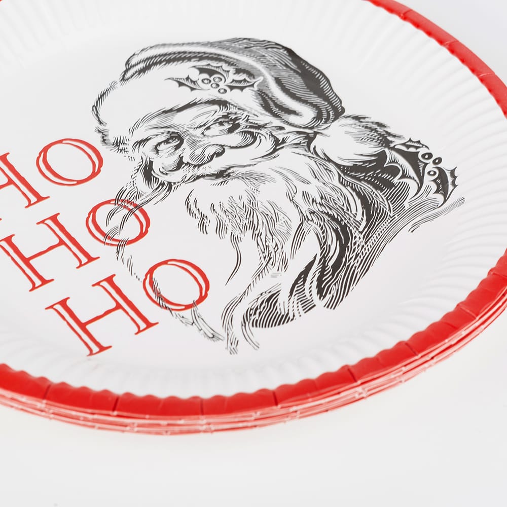 Set de 10 platos de cart&oacute;n varios modelos