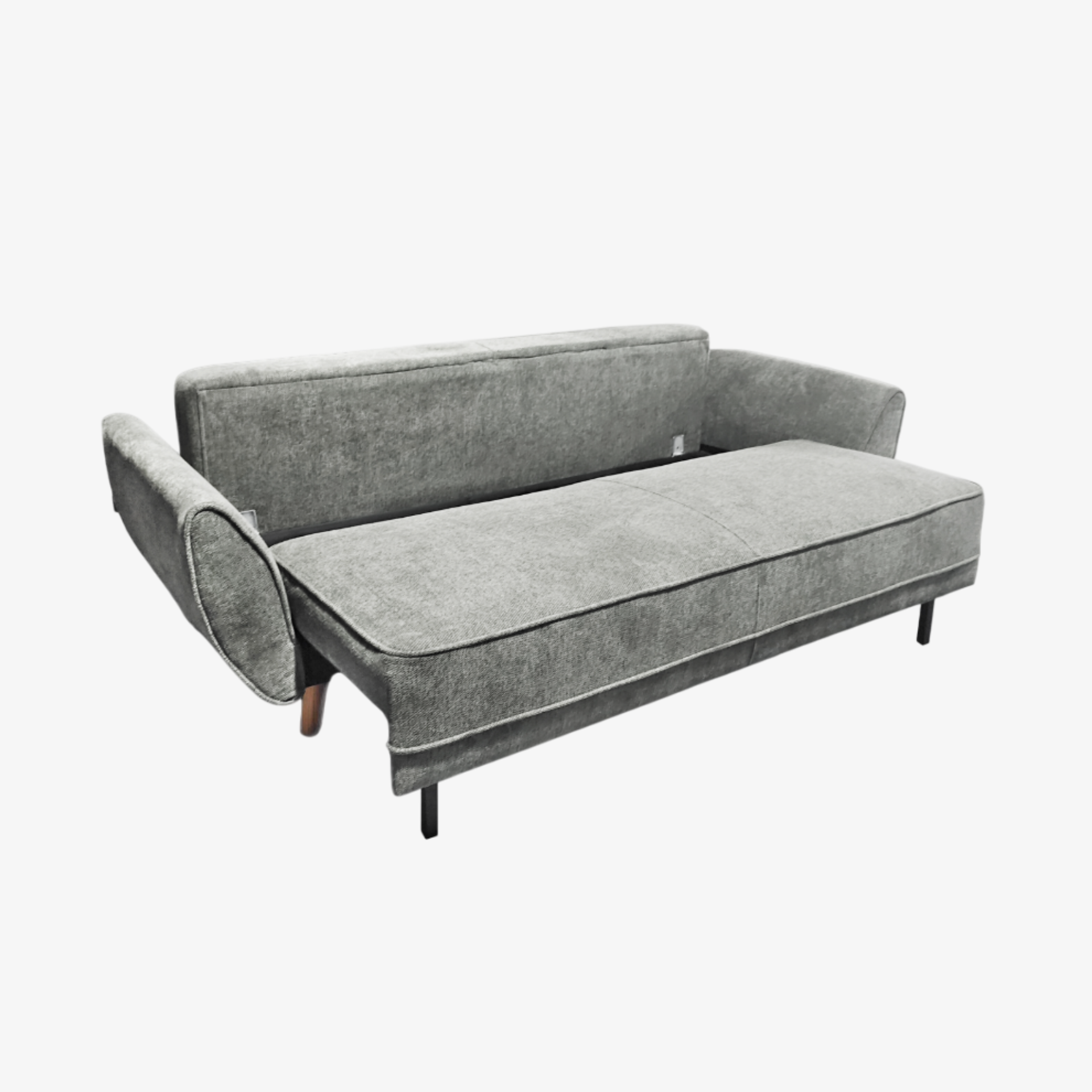 Sof&aacute; cama de 3 plazas gris Fules 212x85x85cm