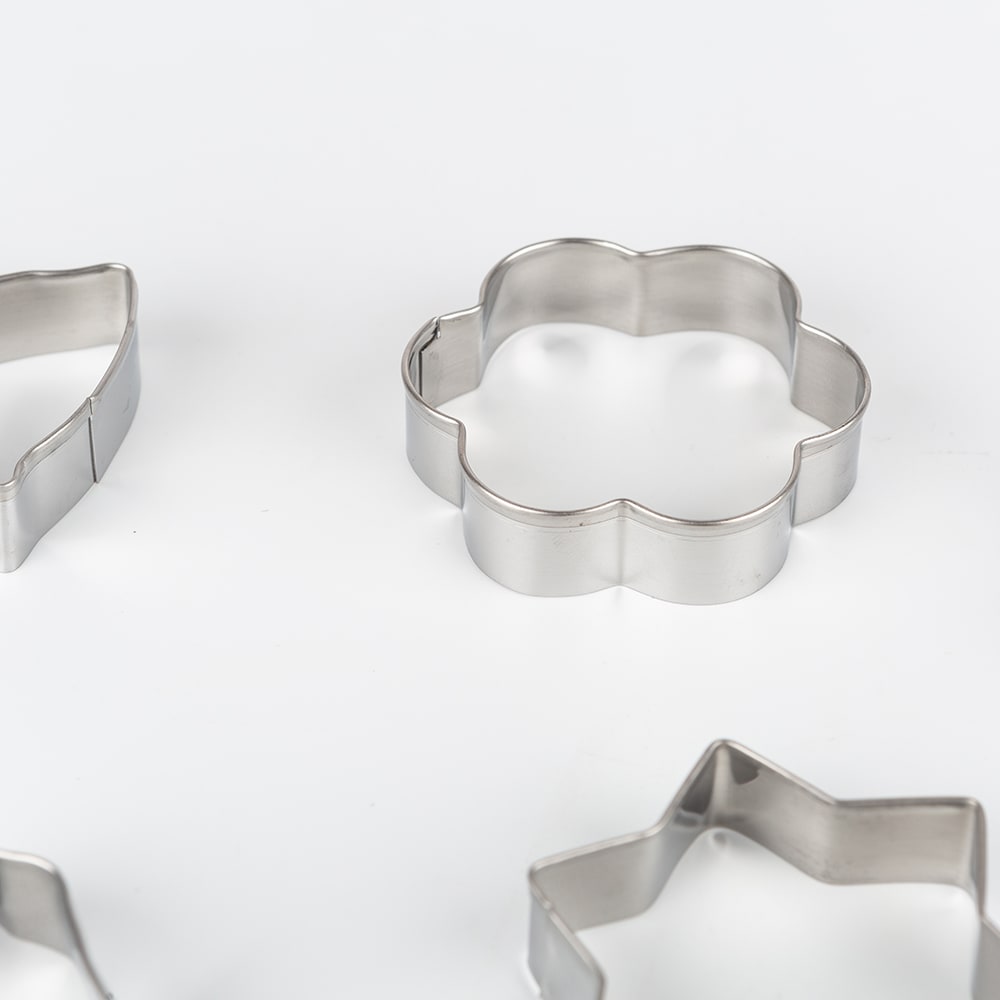 Set de 10 formas para cortar galletas de acero inoxidable