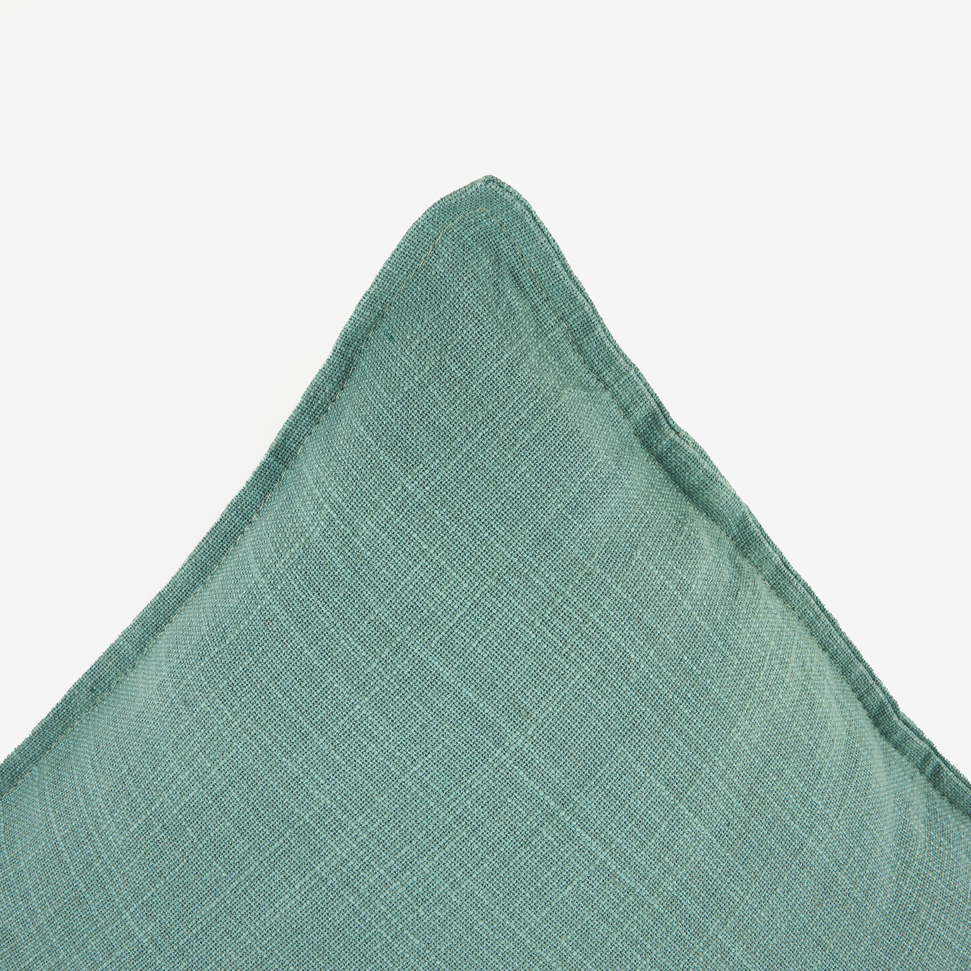 Funda de coj&iacute;n de algod&oacute;n verde Frida 45x45cm