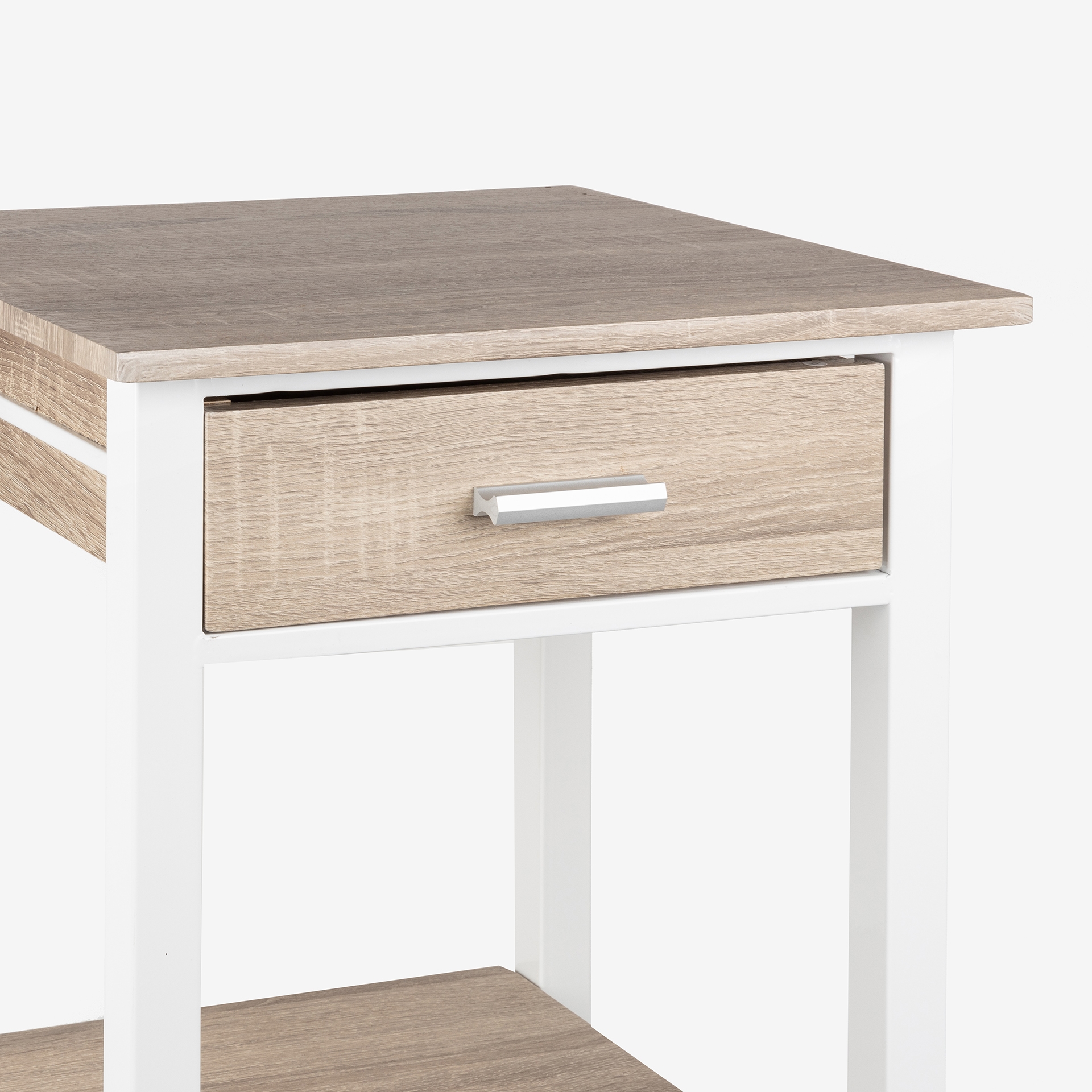 Carro de ba&ntilde;o de madera Urias 42x37x81cm